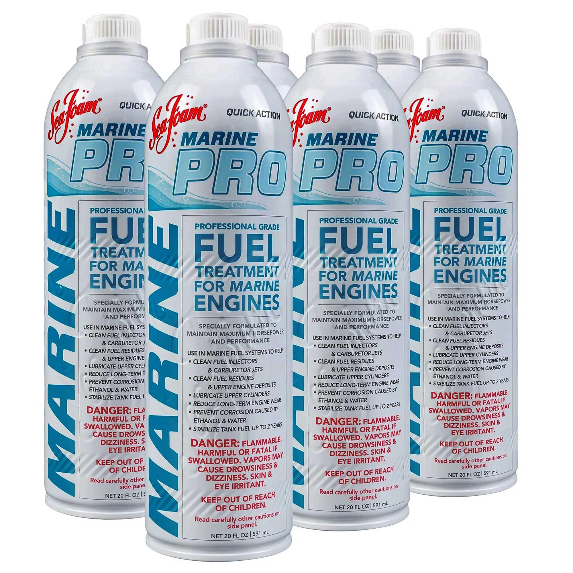 Sea Foam Marine Pro Marine Fuel System Treatment Mp20, 20 Oz, Pack Of 6