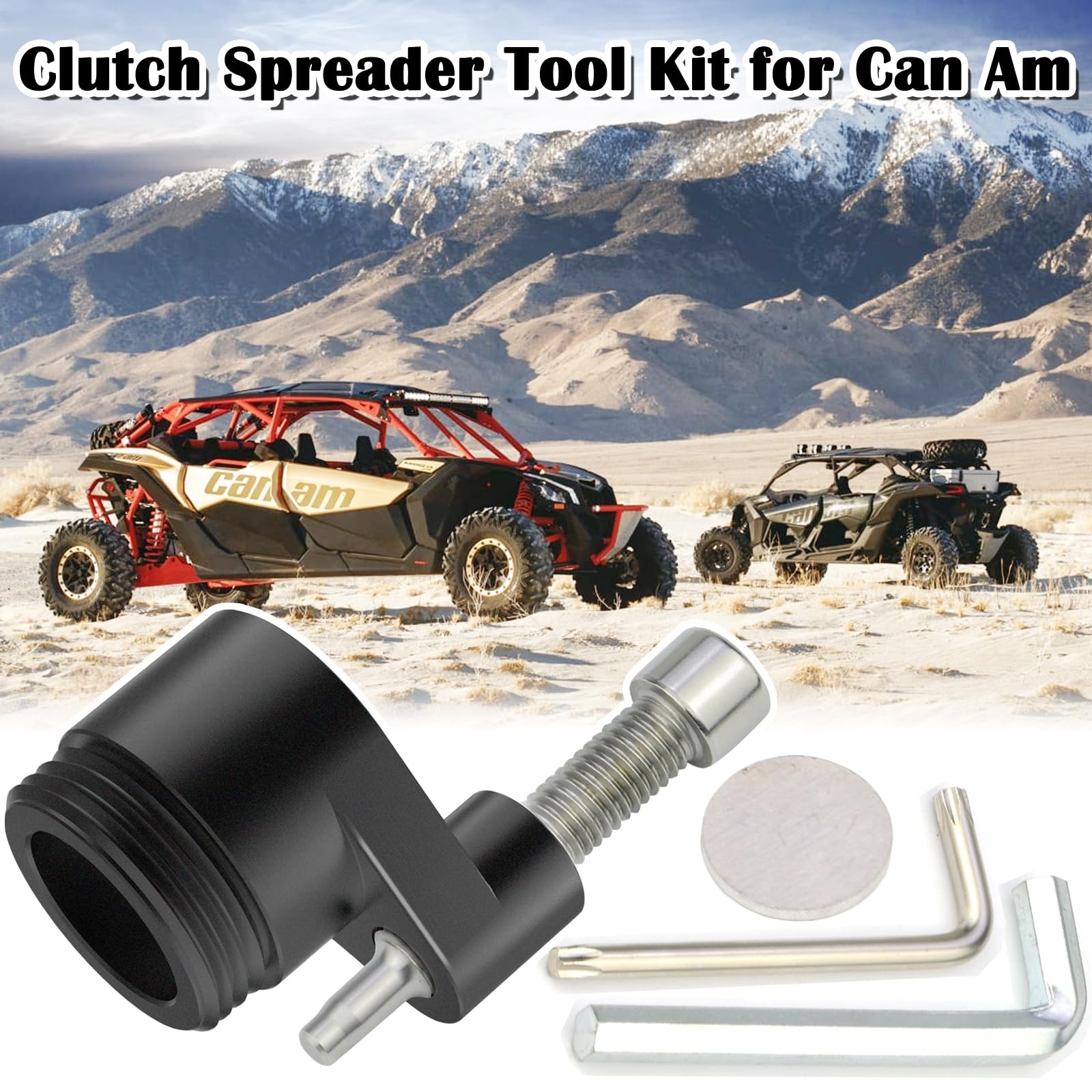 Sporthfish CVT Belt Changing Tool Clutch Spreader Set for 2017-2023 Can Am Maverick X3 Trail MaX, X3 Belt Removal Tool with T30