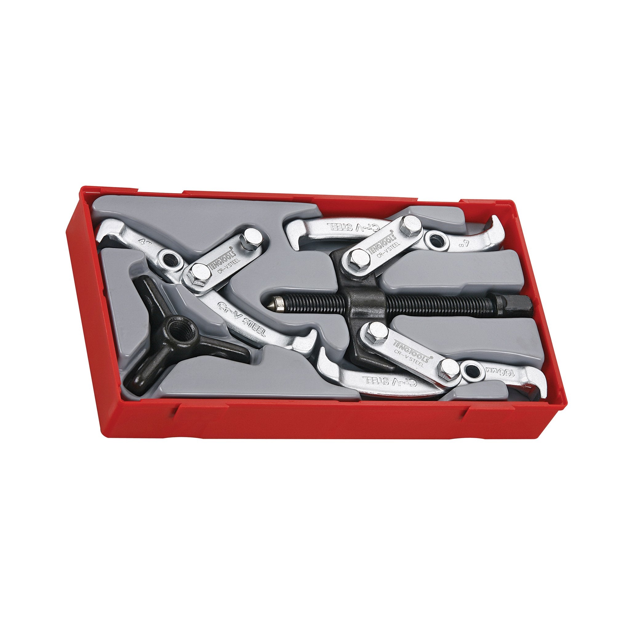 Teng Tools 2 Piece Combination Puller Set - TT804 Silver