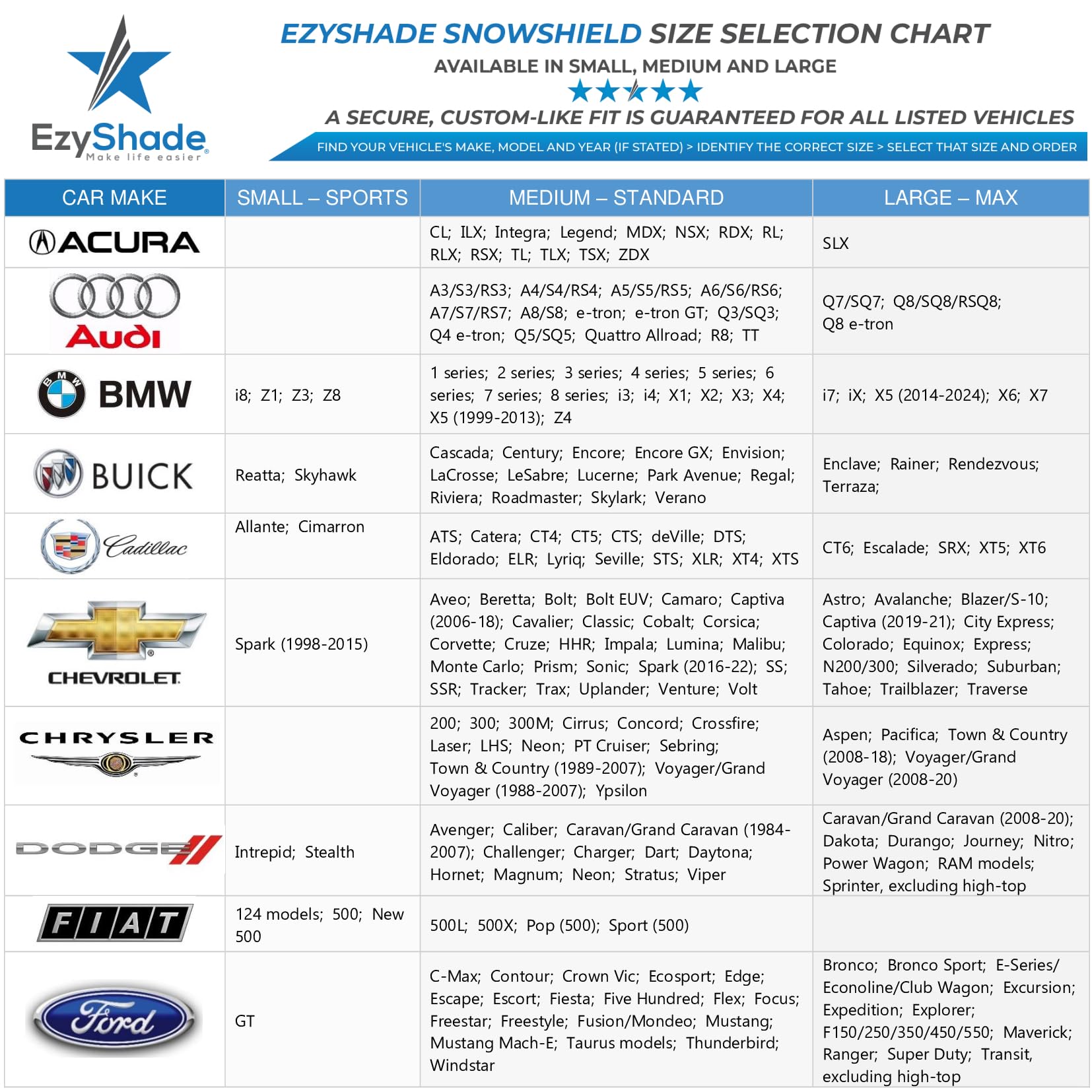 Ezyshade Car Windshield Cover For Ice And Snow. Windshield Snow Cover For Car Suv Truck. Frost Guard Windshield Cover, Car Snow