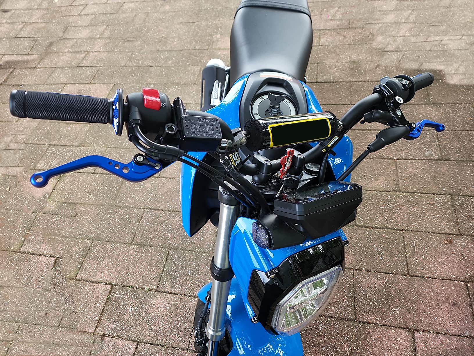 Ride It Forever Short Brake Clutch Levers For Cbr500R/Cb500F/X 2013-2021,Grom 2014-2023,Cbr250R 2011-2013,Cbr300R Cb300F/Fa 2014-2022,Cb400F/Cb400R 2013-2020-Blue