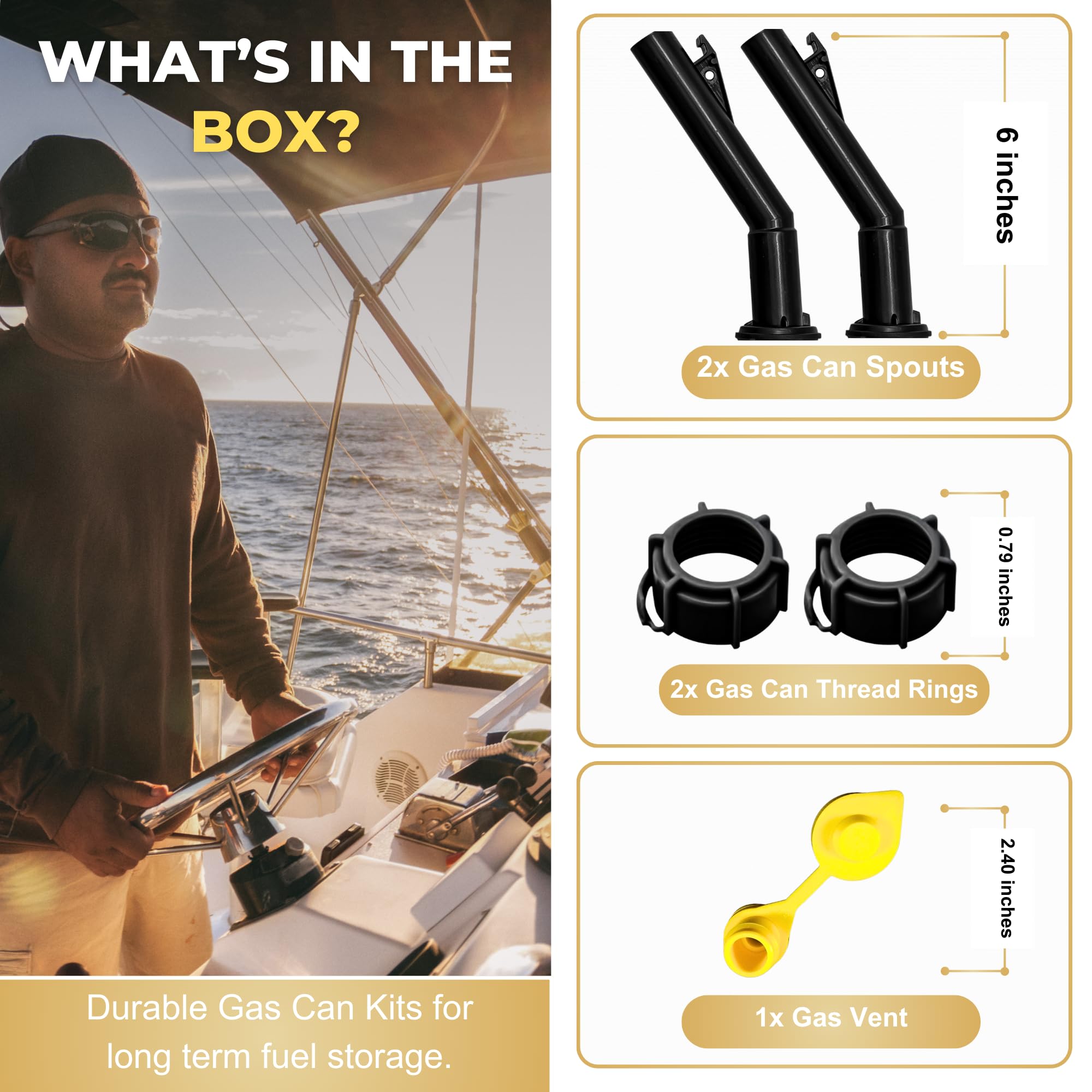 Mr Yellow Cap Gas Can Spout Replacement Old Style For ?????? ?????????? ?????????? ???????????????????? ???????? - 2 Can Nozzle