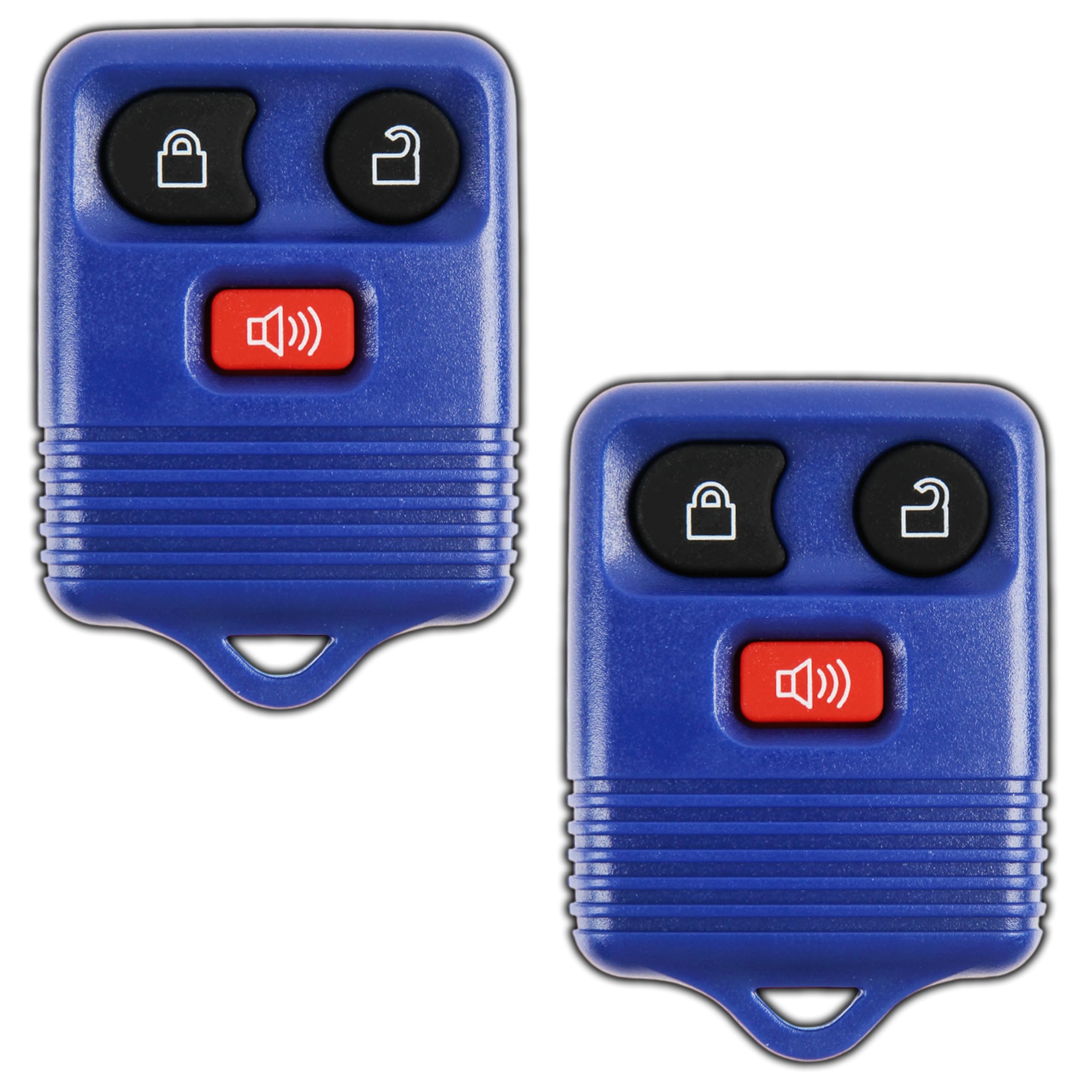 2 Keylessoption Blue Replacement 3 Button Keyless Entry Remote Control Key Fob Clicker