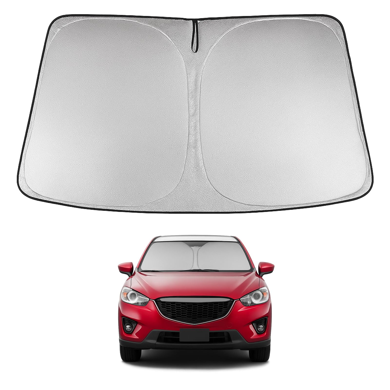 Proadsy 2025 Upgrade Windshield Sun Shade Custom Fit Mazda Cx-5 2013 2014 2015 2016 Cx5 Front Sunshade Protector Foldable Sun Vi