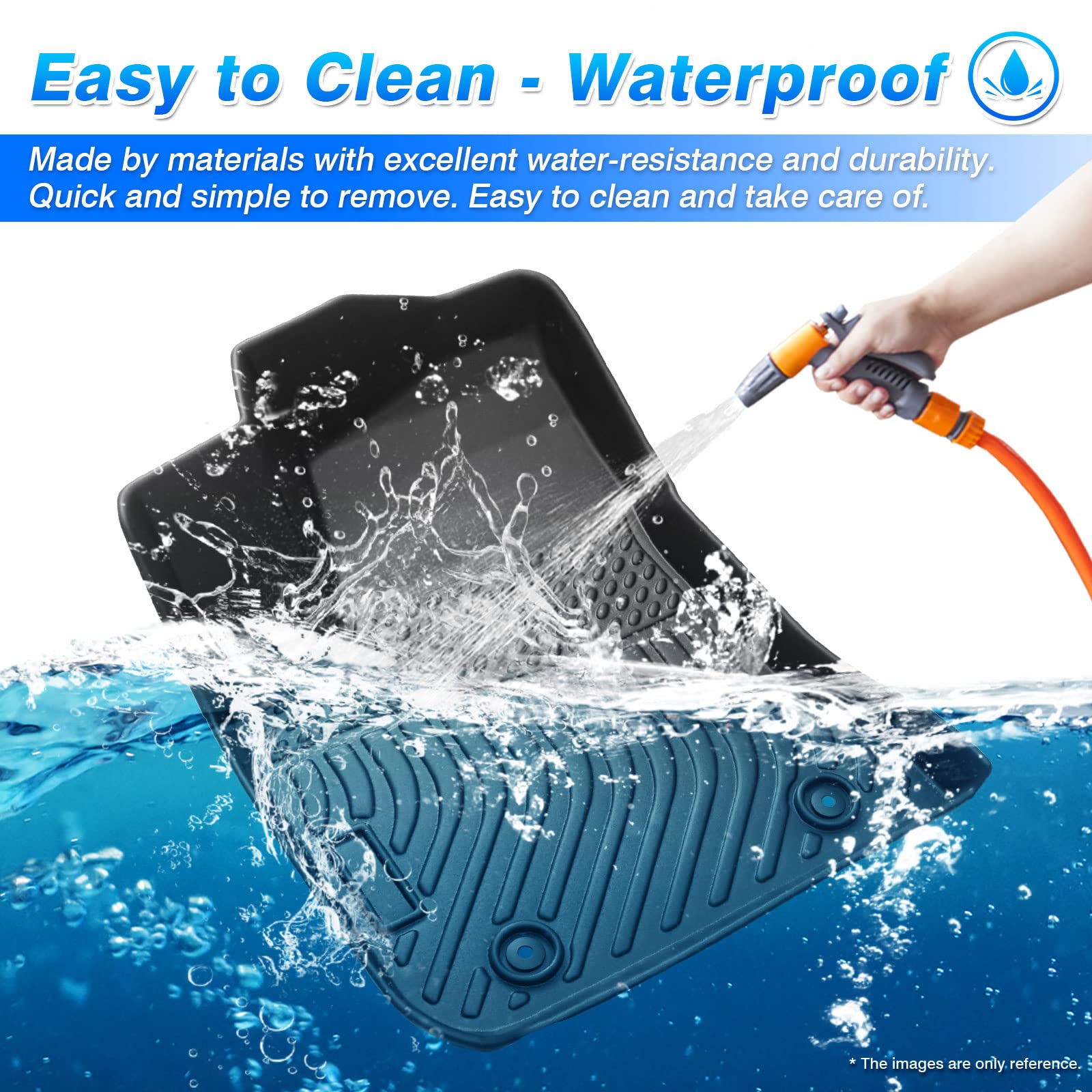 Cartist Floor Mats Fit for Hyundai Tucson NX4 Hybrid 2022 2023 2024 2025 (Not Plug in) 1st & 2nd Row All Weather Floor Liner for