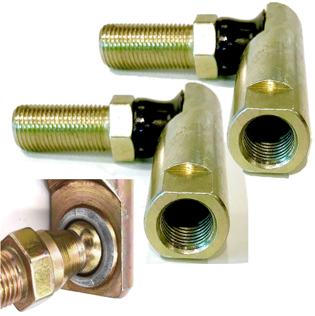 Hd Switch 2 Pack 5/16' X 24 Rh Universal Ball Joint, Tie Rod End Rh Right Hand Thread Pn 265615, Replaces Rotary 2209 W/Super Tough Crimped Construction