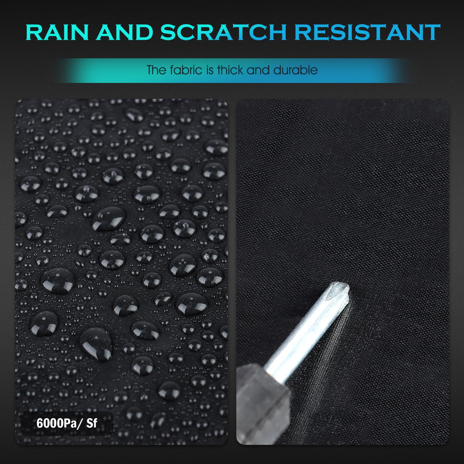 Car Cover Waterproof All Weather Full Exterior Covers w/Zipper, Size A1 Universal Fit for Nissan Versa, Kia Rio, Hyundai Accent,