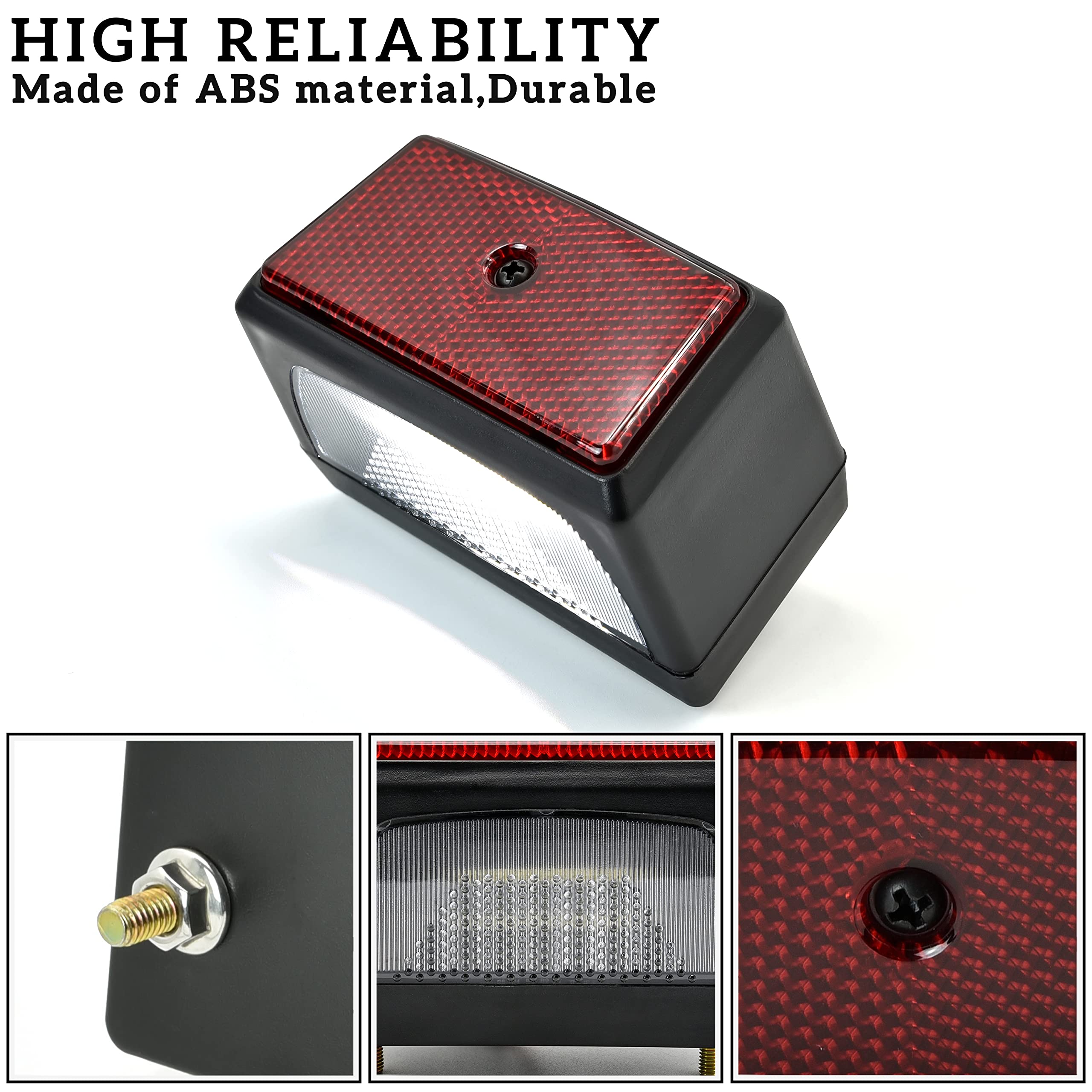 Sautvs Led License Plate Light For Can-Am Spyder, Led License Plate Light Kit For Can Am Spyder F3 All Models Accessories (1Pcs,