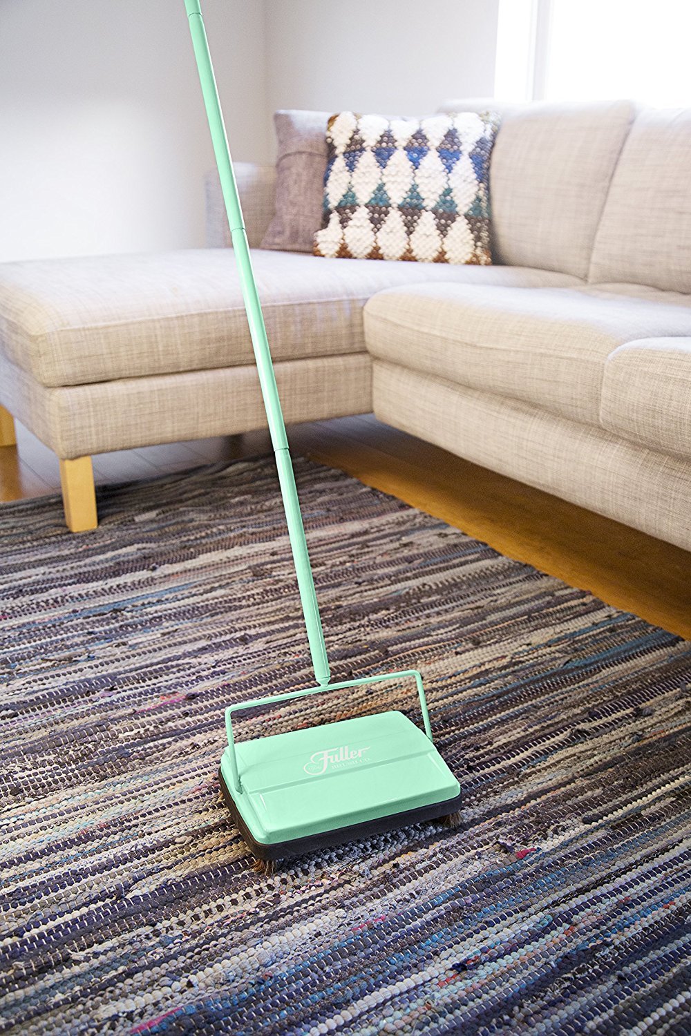 Fuller Brush 17029 Electrostatic Carpet & Floor Sweeper - 9'' Cleaning Path - Lightweight - Ideal For Crumby Messes - Works On C