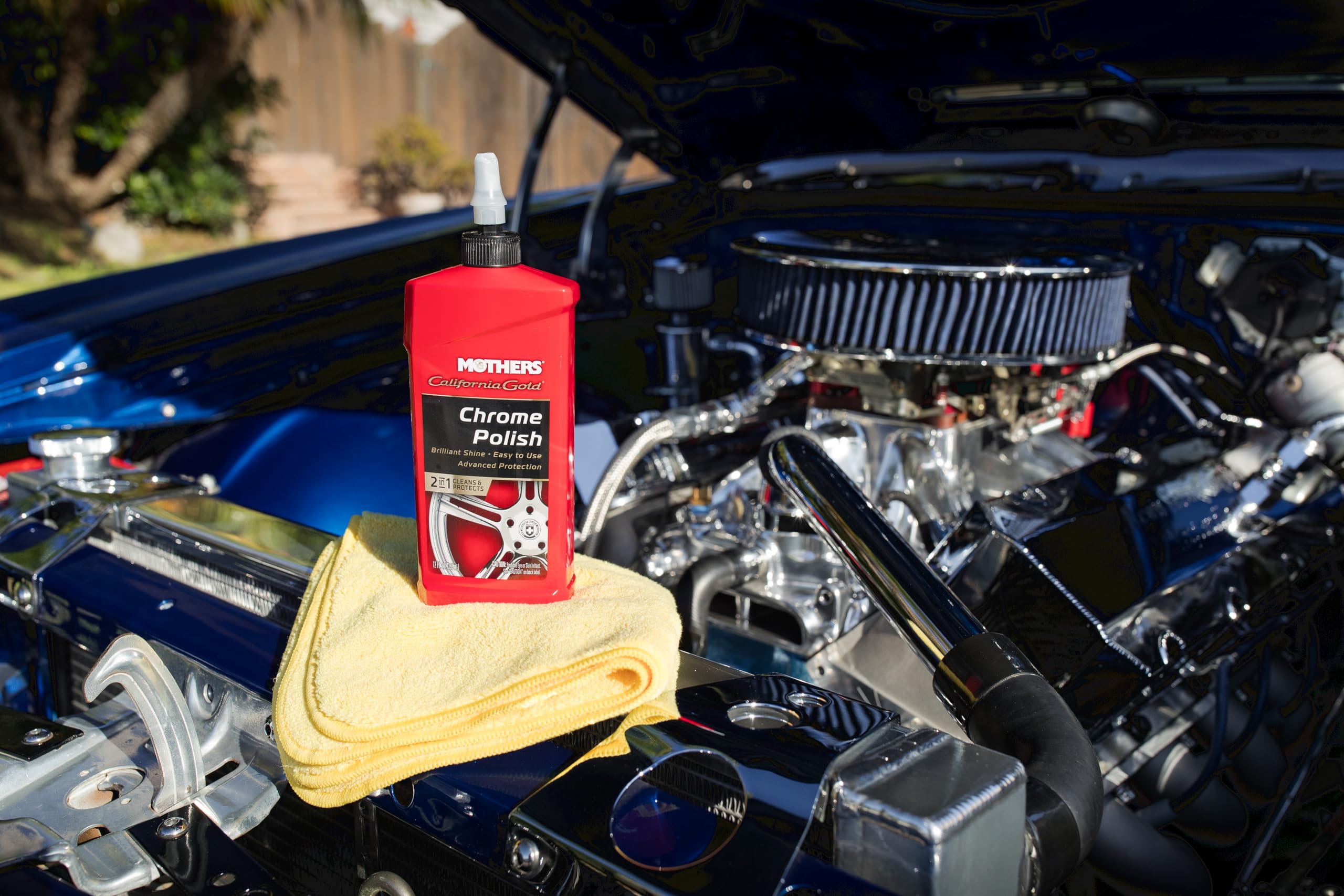 Mothers 05212 California Gold Chrome Polish, 12 Oz.