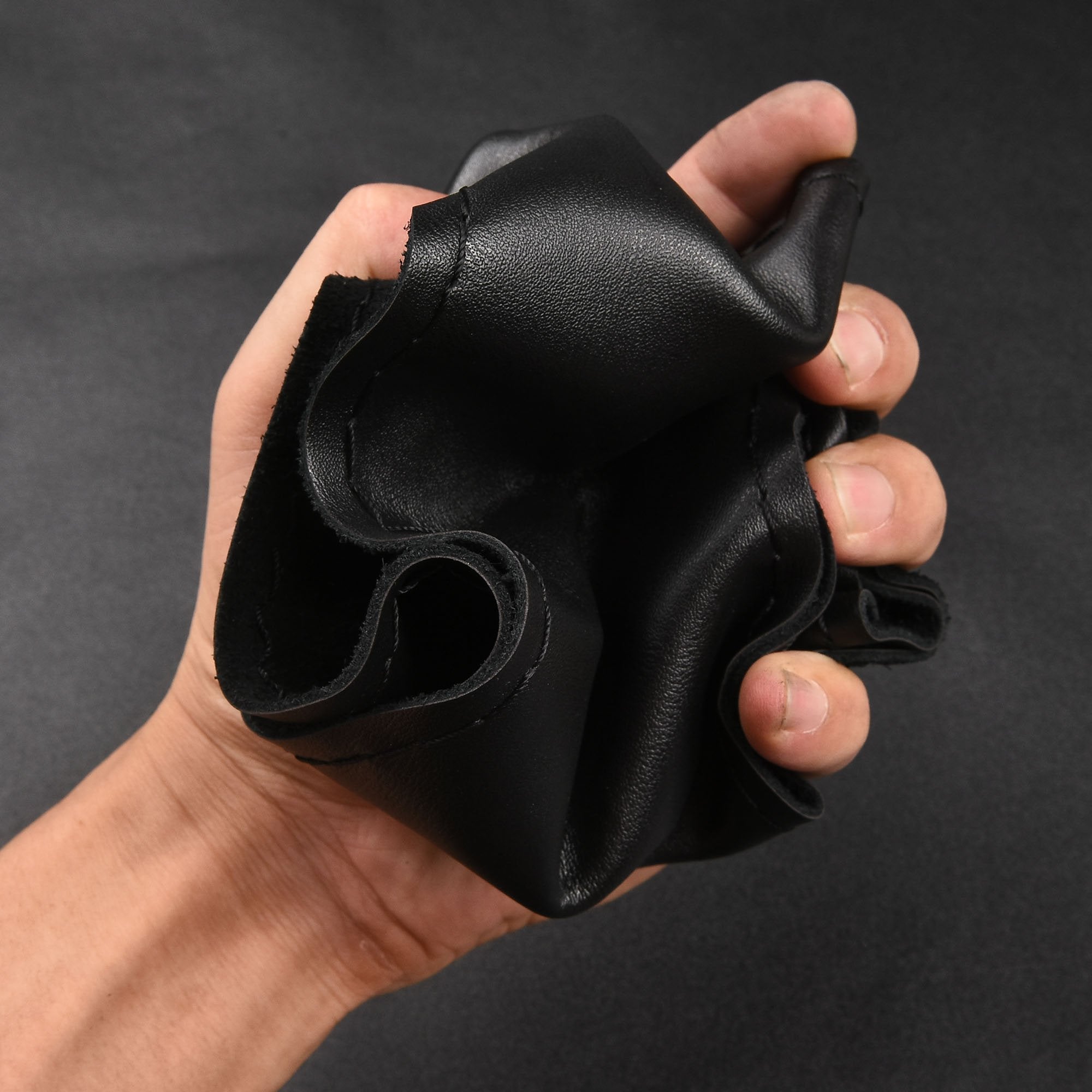 Bmlei Top Genuine Leather Steering Wheel Cover Universal 15 Inch With Anti-Slip Design And Soft Padding,Steering Wheel Stitch On