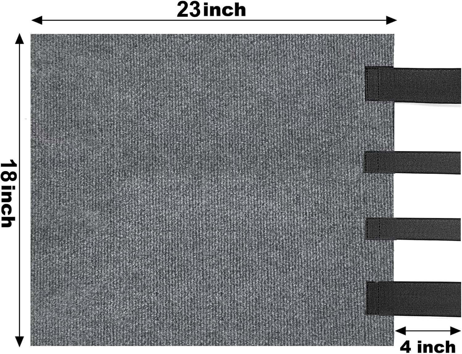 NEWFOM RV Step Covers 2 Pack, 18-23 Inch Wide RV Step Rug Camper Stair Cover for Manual & Electric RV Steps