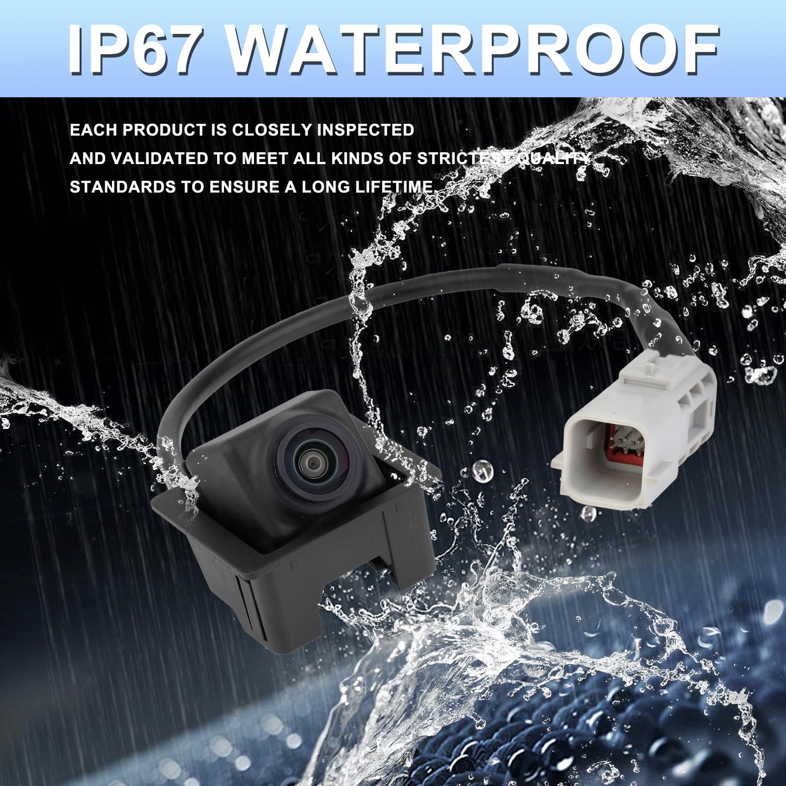 Arokzn 95407397 Rear View Back Up Camera Compatible With 2011-2016 Chevy Cruze 2010-2017 Chevy Equinox Gmc Terrain Park Assist C