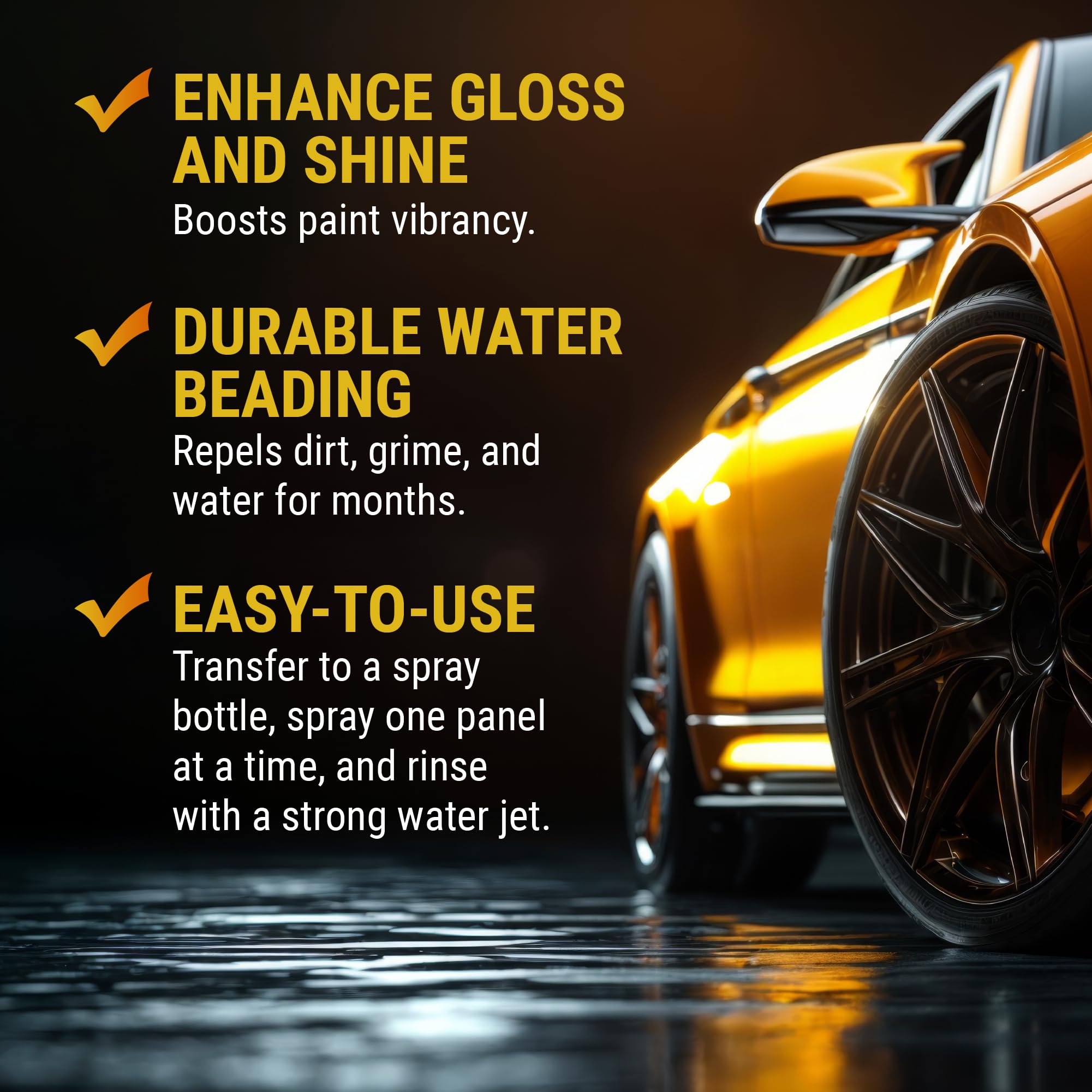 Mckee'S 37 - Hydro Blue Sio2 Coating | Ceramic Coating For Cars, Easy Protection & Shine Spray For Paint, Glass, Wheels, Chrome