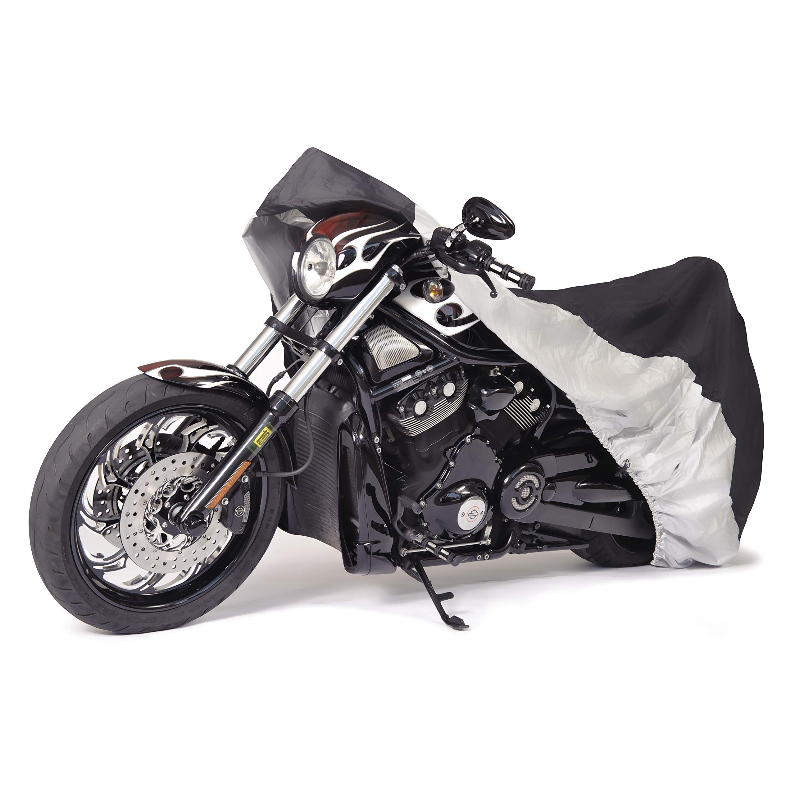 Budge Sportsman Motorcycle Cover, Black, Waterproof, Universal Fit, Fits Up To 96', Model: Mc-7