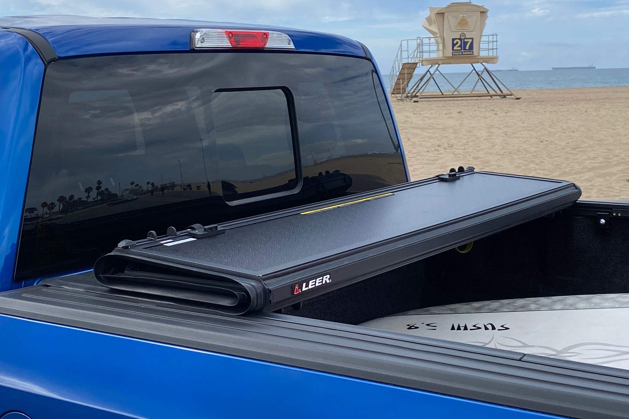 Leer Hf650M Quad-Folding Truck Bed Tonneau Cover, Fits Dodge Ram 1500, 2500, 2500Hd, And Ram Classic, Without 60/40 Tailgate, Ye