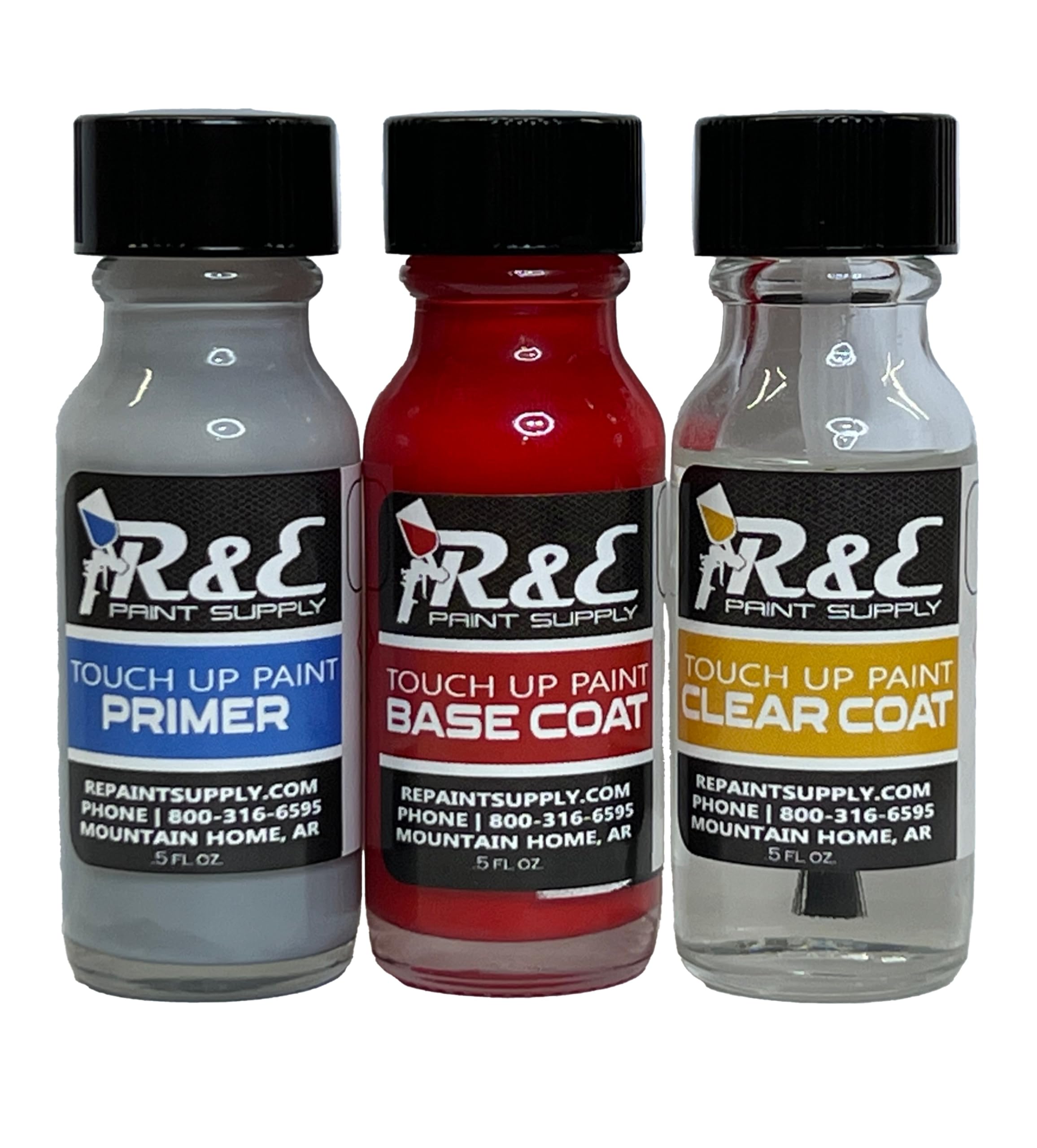 Automotive Paint for Toyota 3K4, Sunfire Red Pearl, Touch Up Kit (Pack of 3)