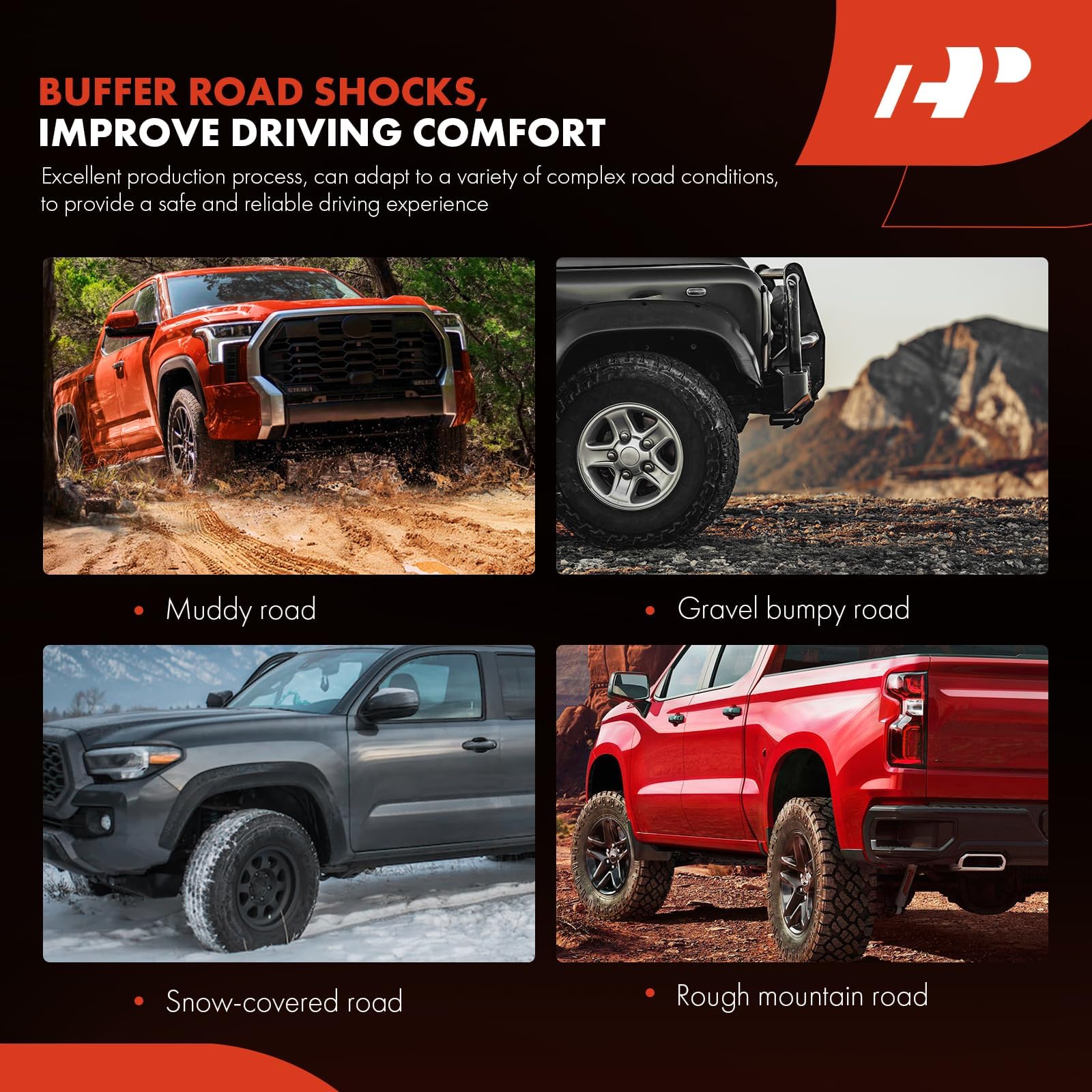 A-Premium 13Pc AWD 4WD Front Suspension Kit, For Chevy GMC Silverado 1500 Sierra 1500 Suburban Avalanche Tahoe Yukon XL Escalade