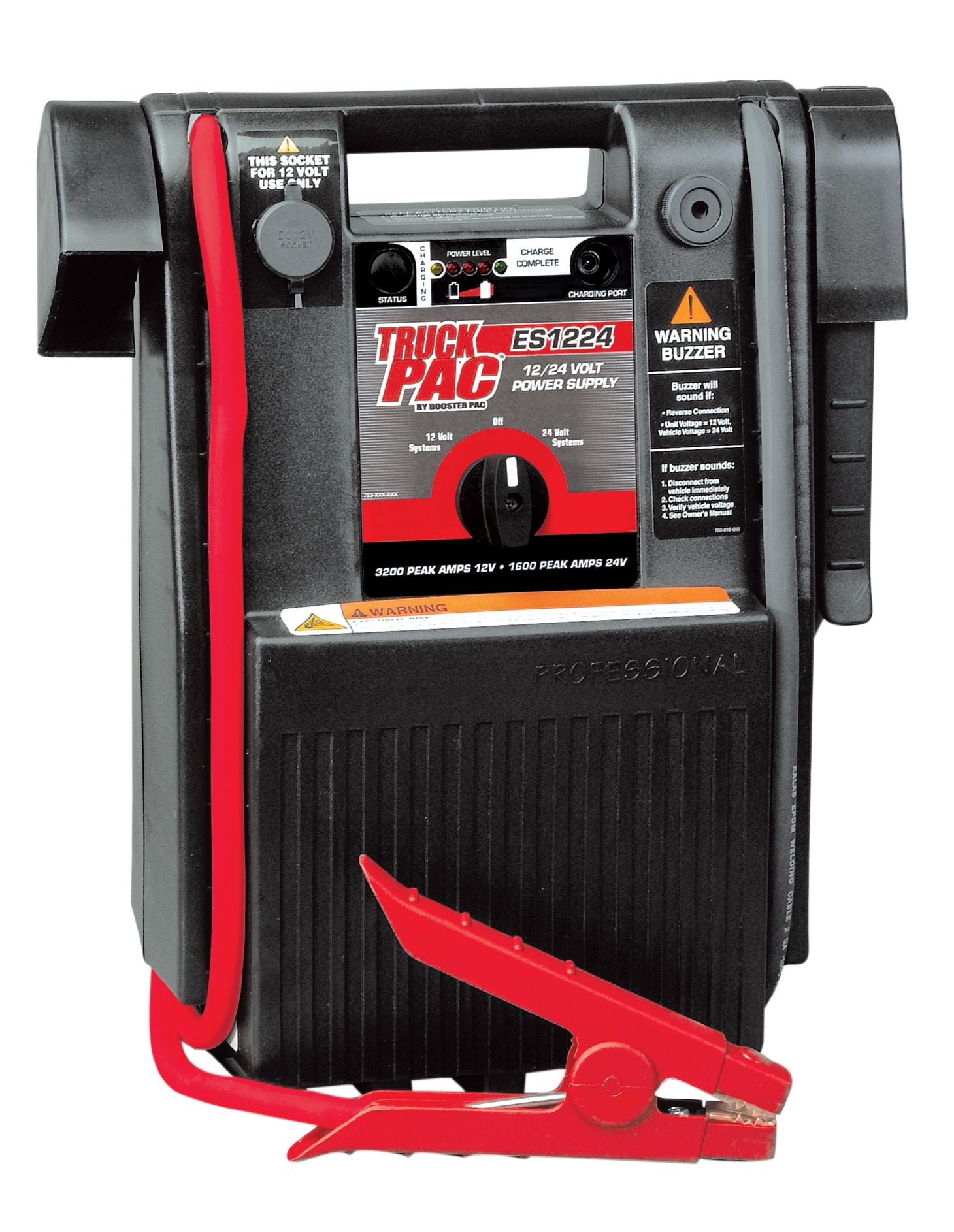 Clore Automotive Truck Pac Es1224 3000/1500 Peak Amp 12/24V Jump Starter