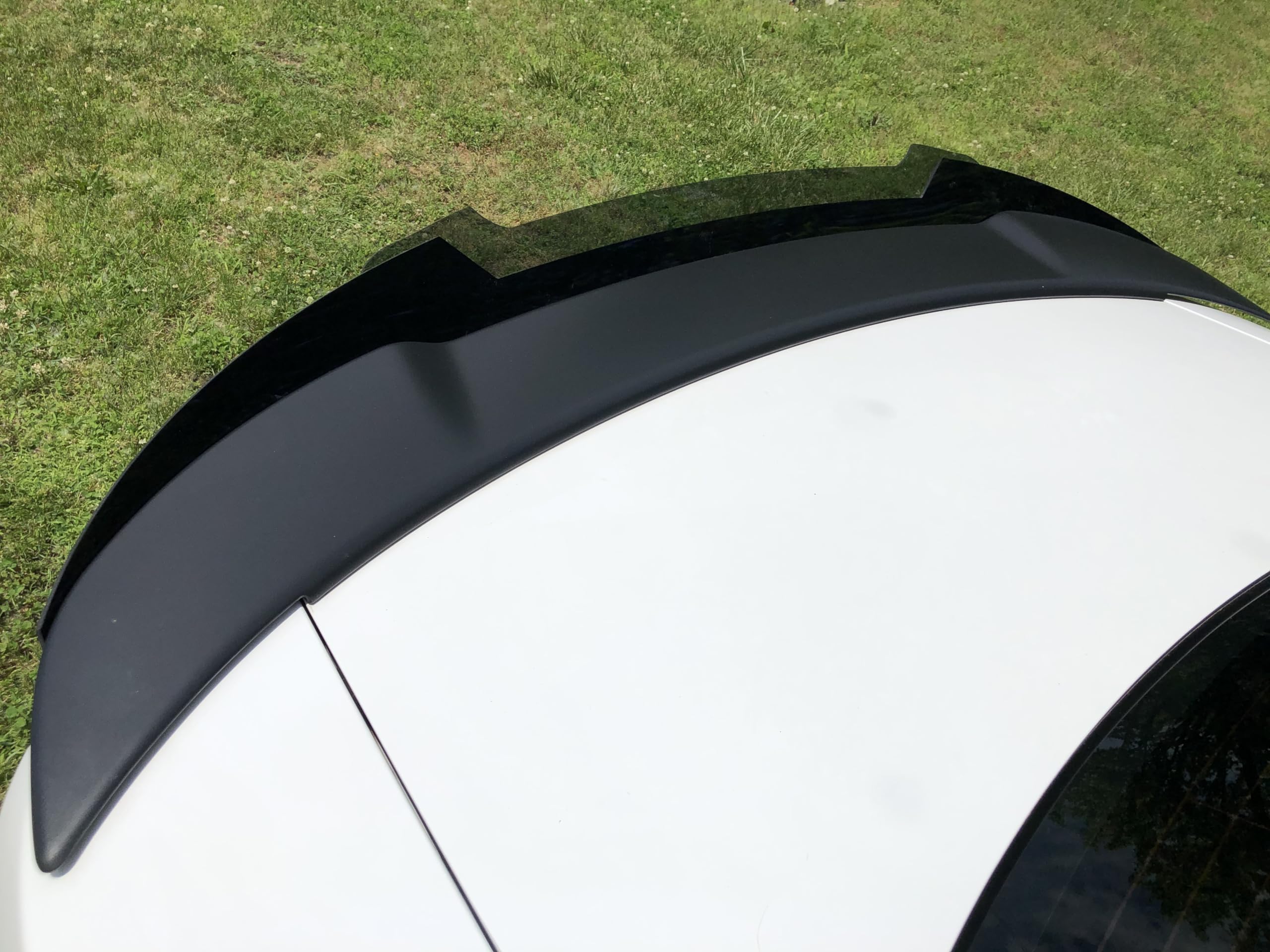 PSDesigns - Venom Series V2 Charger Wickerbill Spoiler for 2015-2021 SRT Hellcat/Scat Pack, Gloss Black, Polycarbonate, Includes RivNut Tool