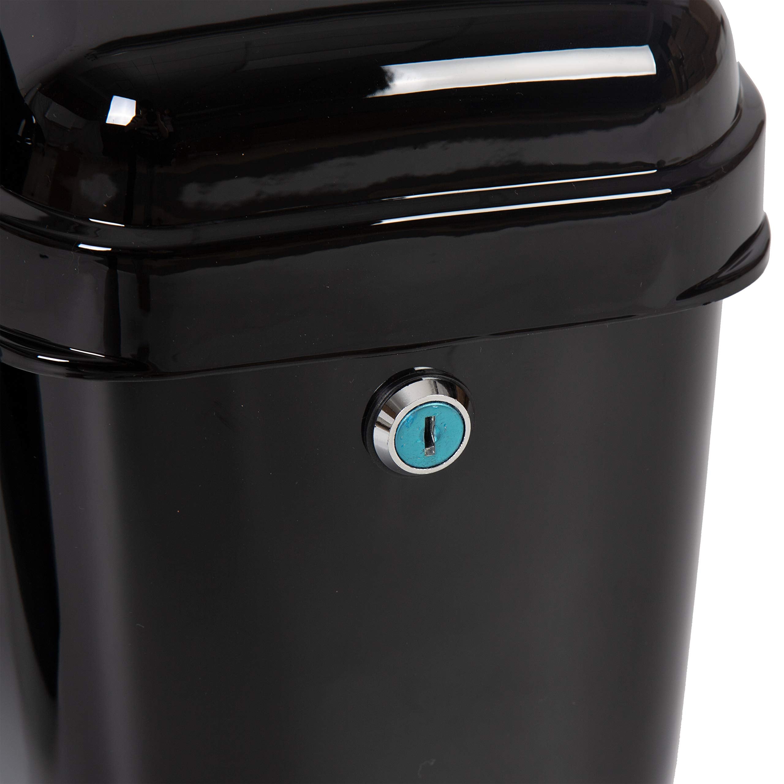 Ego Bike Hard Motorcycle Saddle Bags Saddlebags W/Mounting Kit Compatible With Harley Davidson Honda Shadow Kawasaki Vulcan Vn B