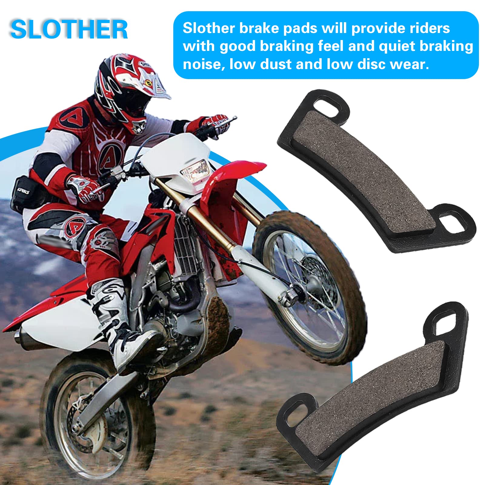 Front And Rear Brake Pads Fit For Polaris Rzr 800 2008-2014 Rzr 570 Efi Le Eps Rzr S 800 Rzr 800S 2009-2014