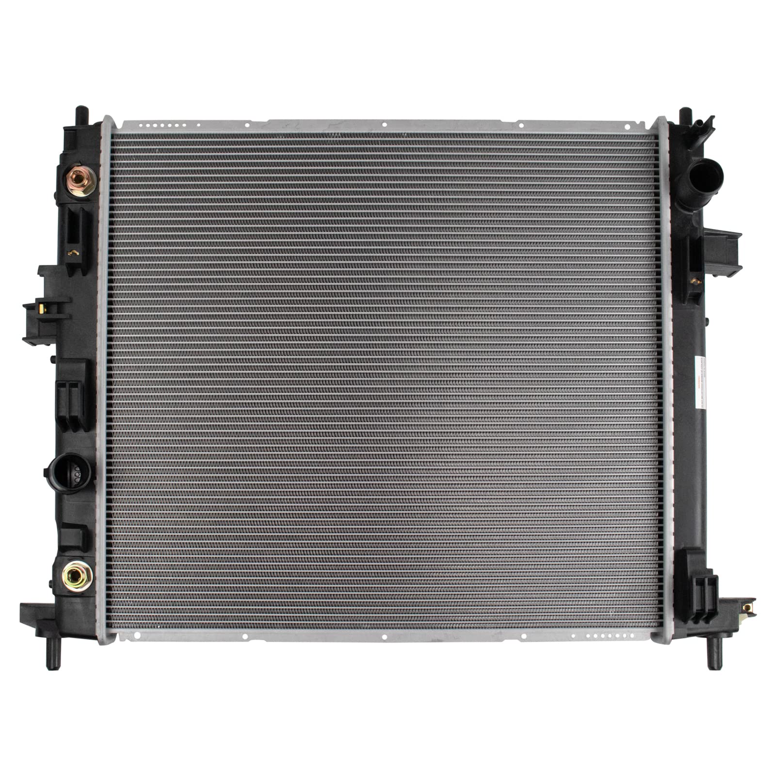 Trq Radiator Assembly Aluminum Core Compatible With 16-19 Cadillac Ats Cts 16-22 Chevrolet Camaro Cu13589