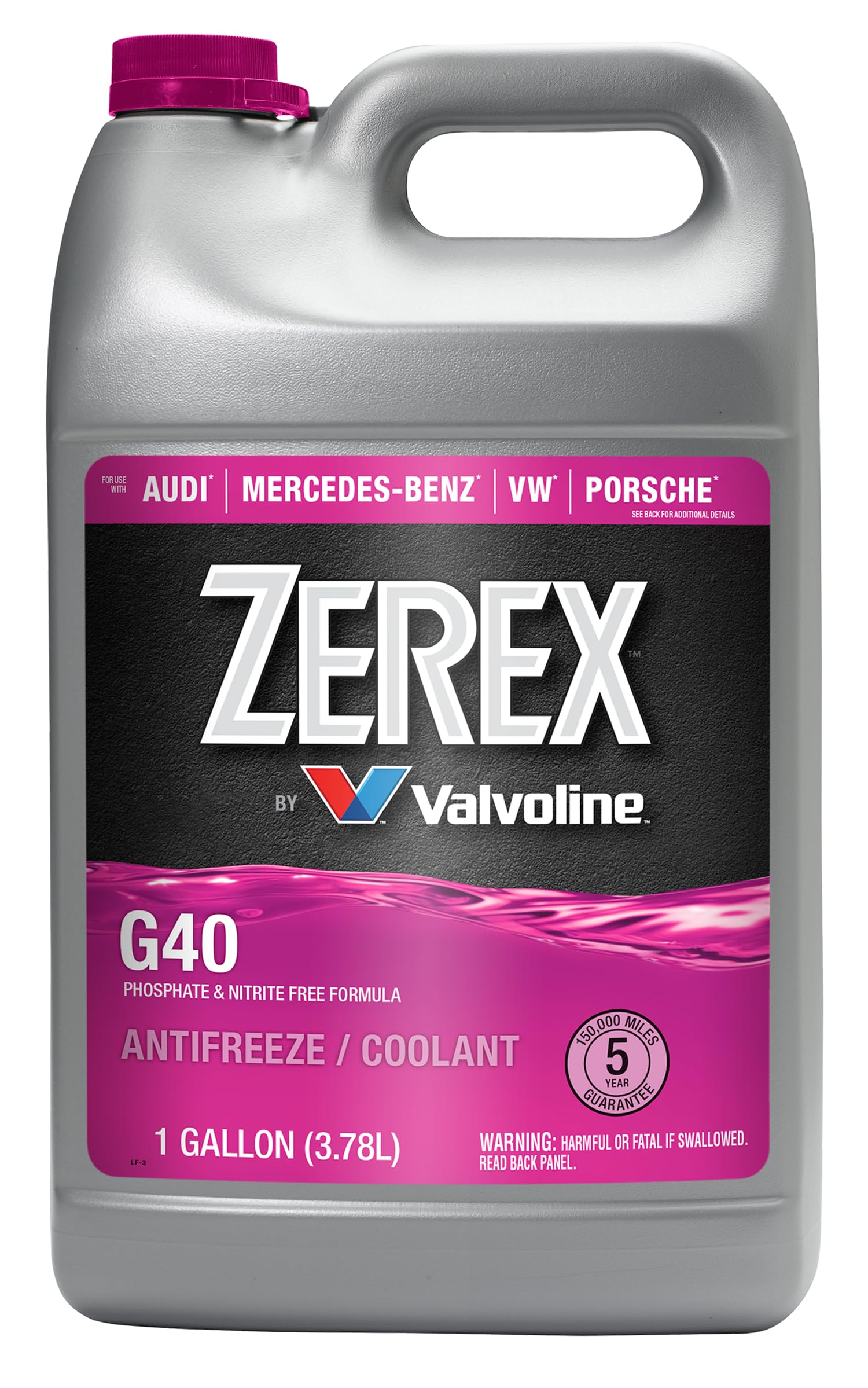 Valvoline Zerex G40 Phosphate and Nitrite Free Concentrate Antifreeze/Coolant 1 GA