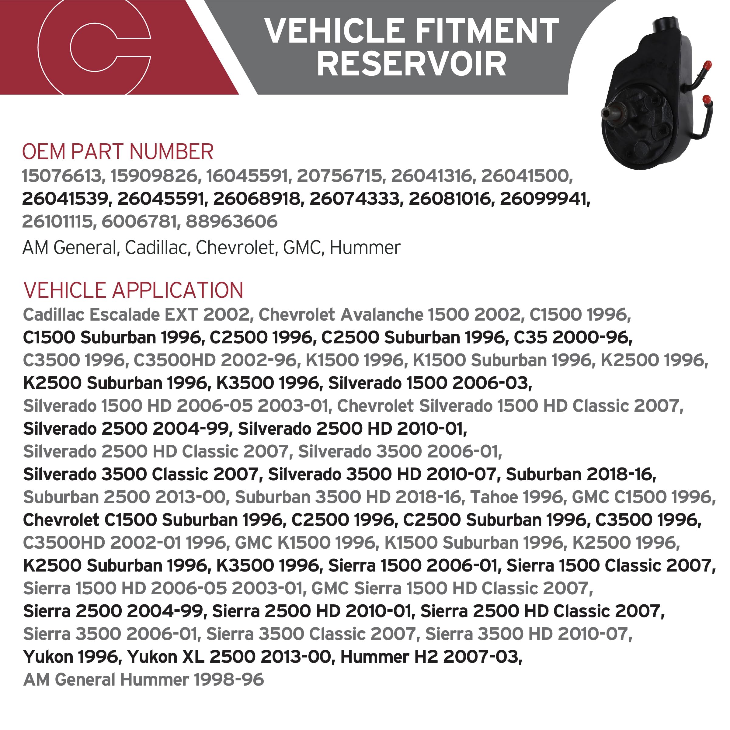 Cardone 20-8739 Remanufactured Domestic Power Steering Pump