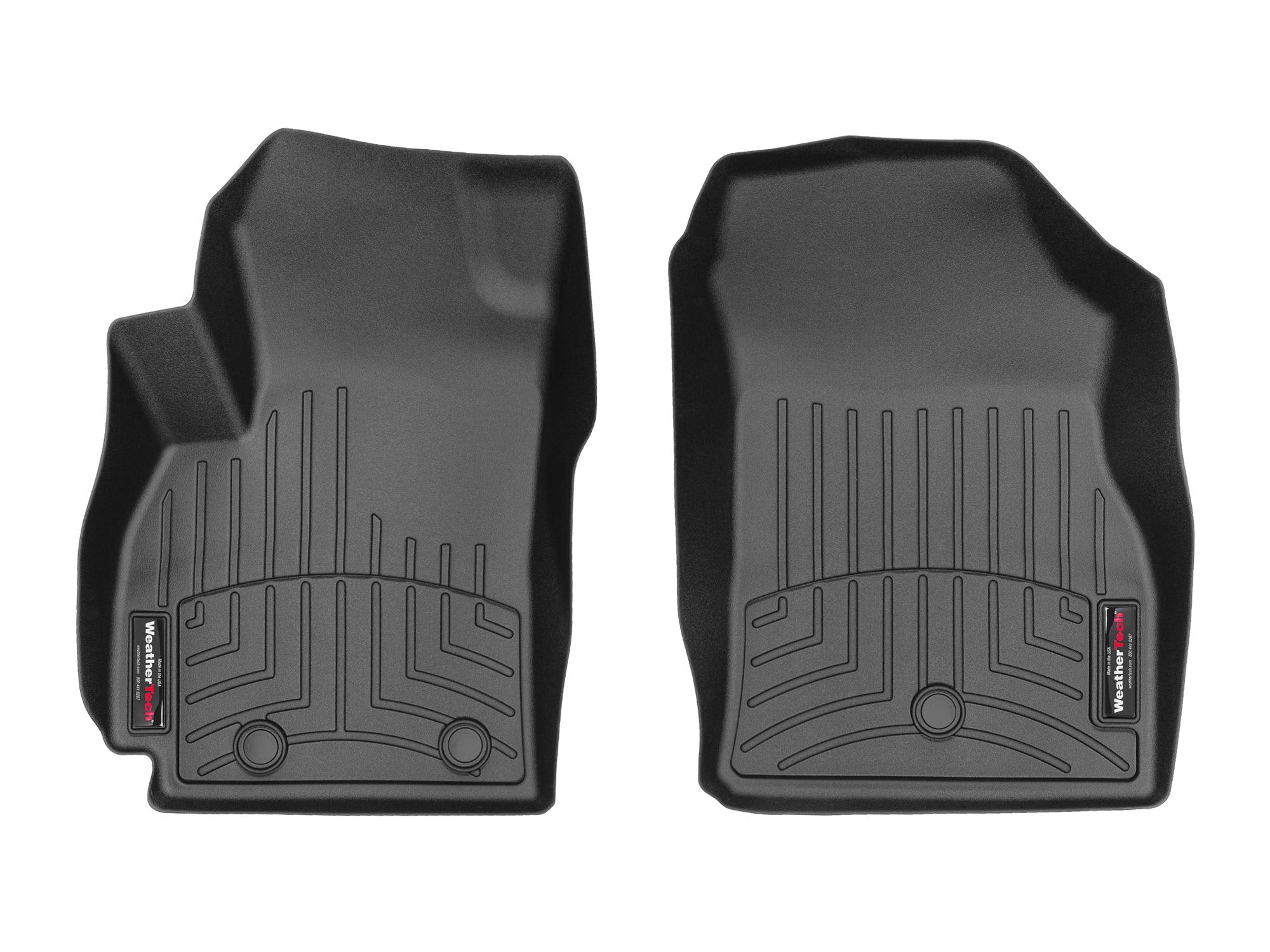 Weathertech Custom Fit Floorliners For Chevrolet Spark - 1St Row (449511), Black
