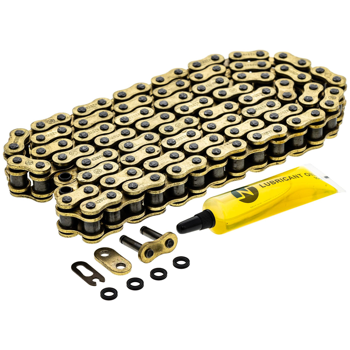Niche Gold 428 X-Ring Chain 108 Links With Connecting Master Link