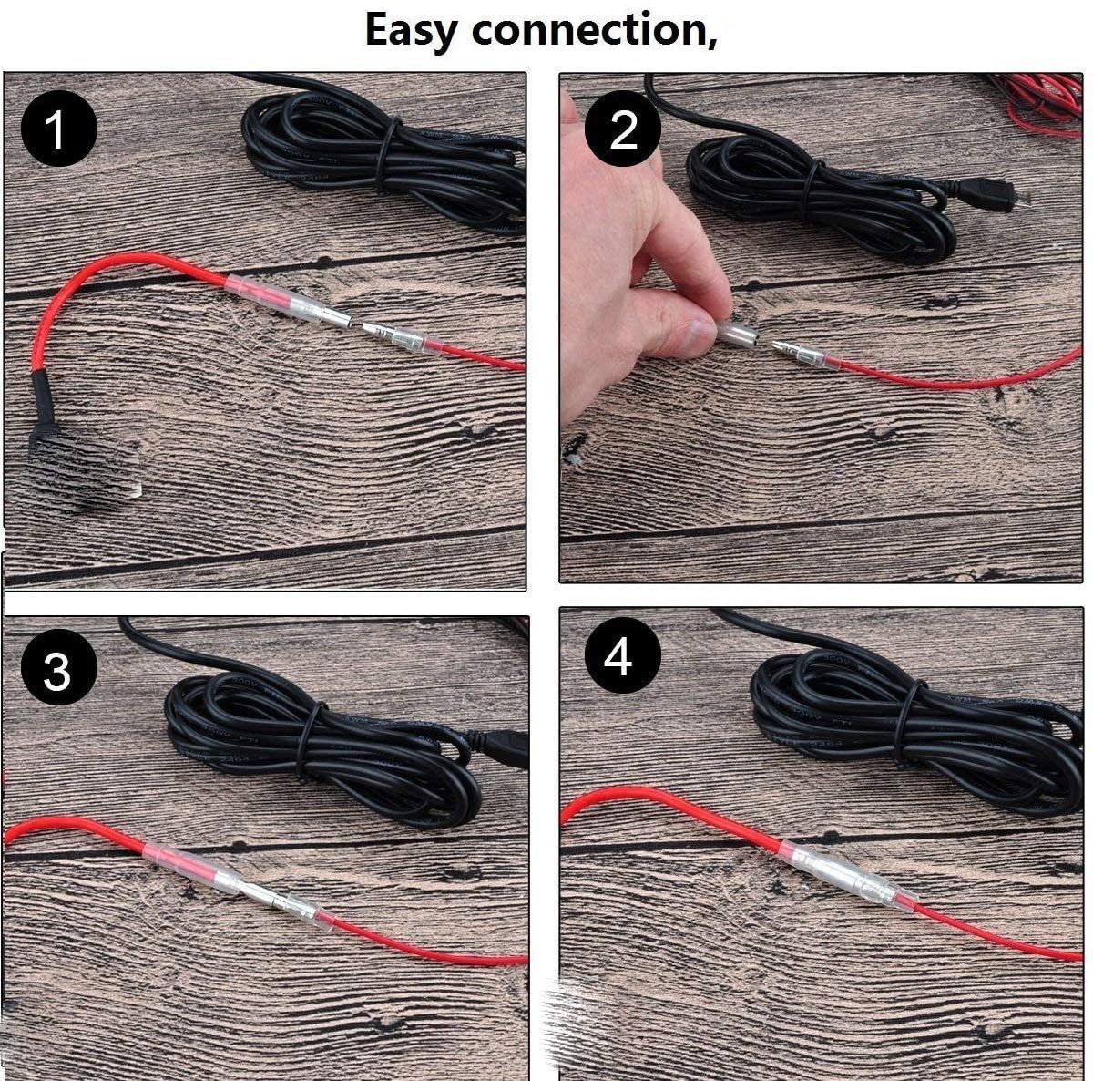 Gebildet 3 Pcs 12V-24V Add-A-Circuit Micro2 Fuse Tap, Piggy Back Blade Holder With Wire Harness, 4 Pcs Micro 2 Fuse (5A 10A 15A)