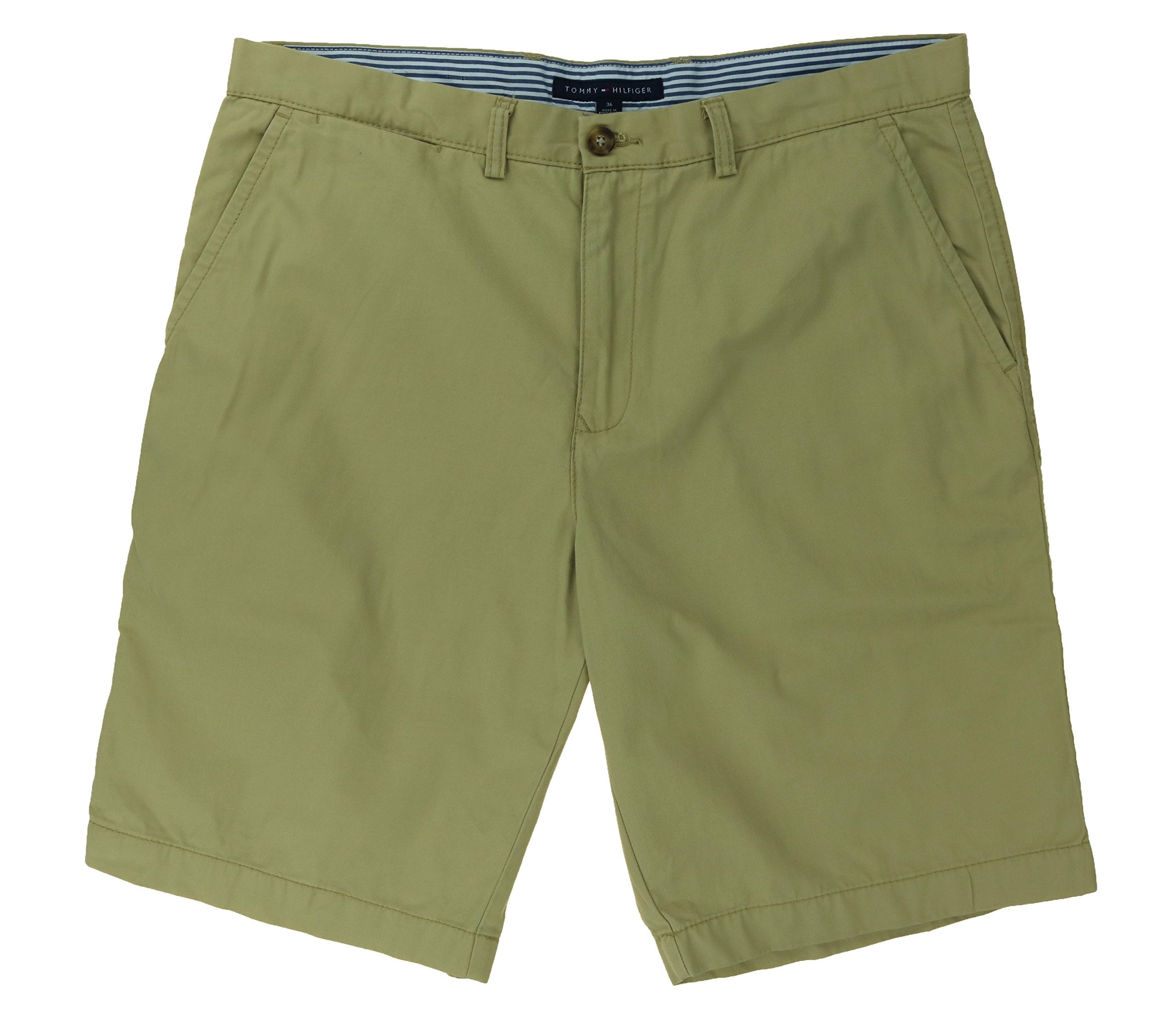 Tommy Hilfiger Mens Academy Flat Front Chino Short (36)