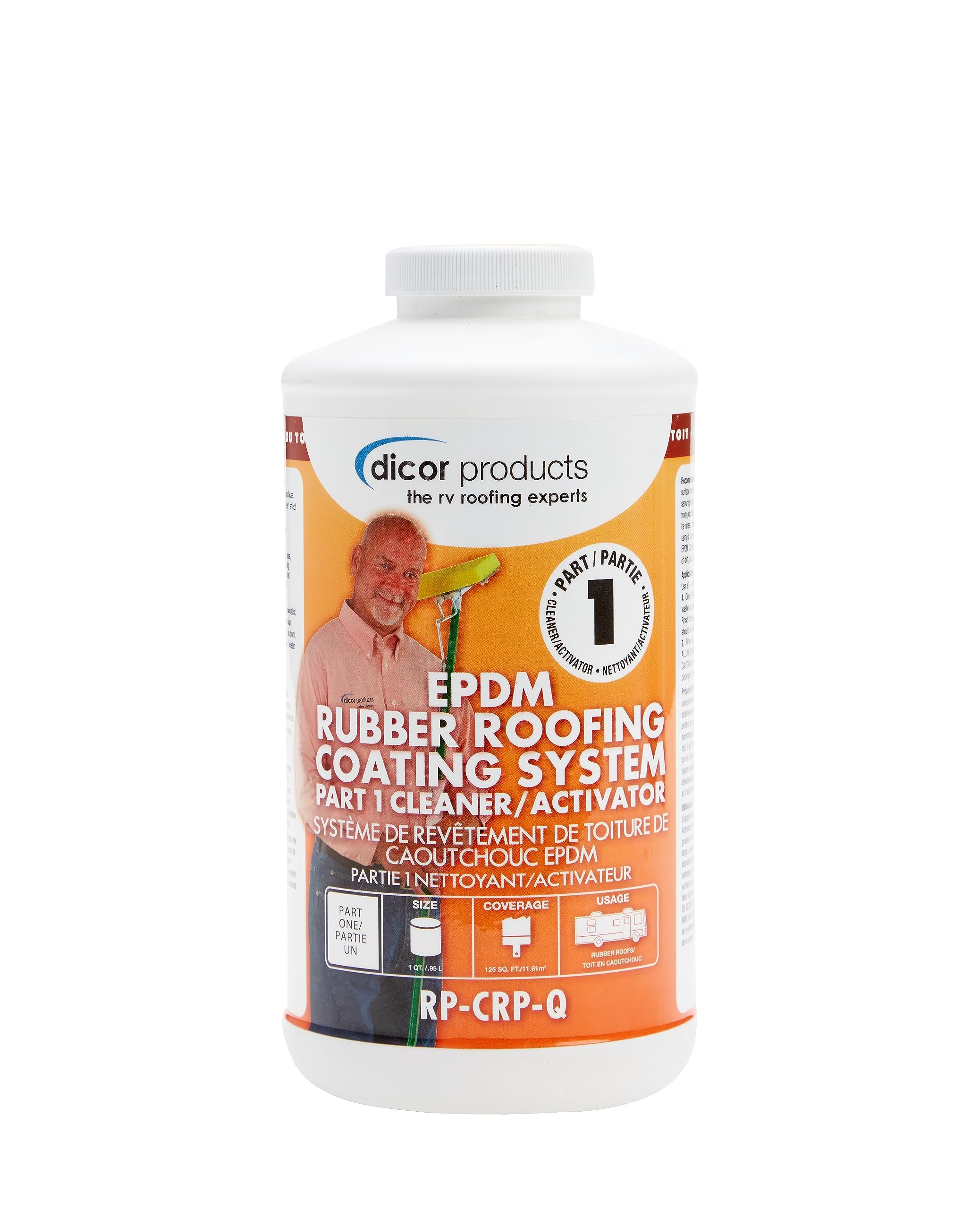 Dicor Rp-Crp-Q Epdm Rubber Roof Coating System - 1 Quart Roof Cleaner/Activator