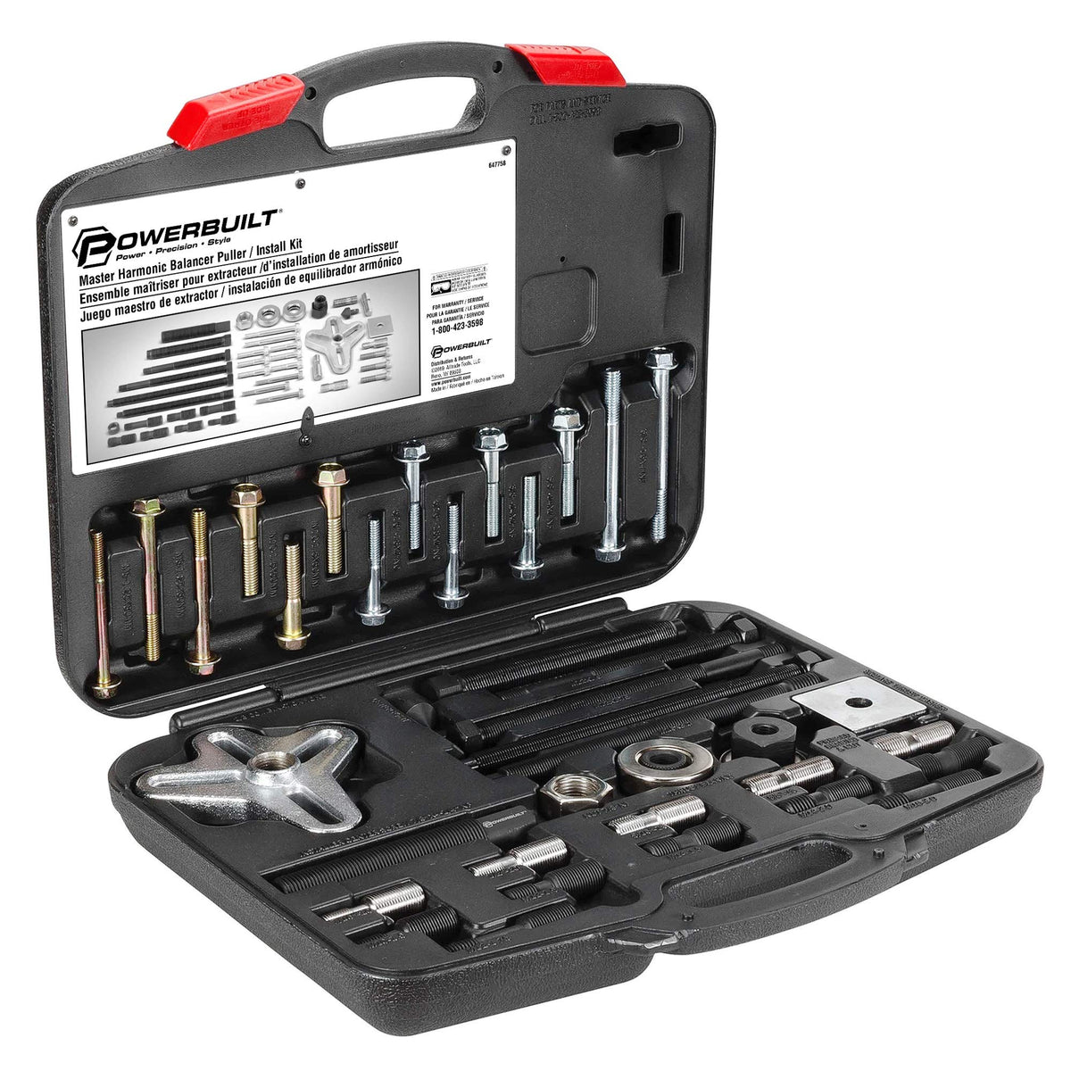 Powerbuilt Harmonic Balancer Puller & Installer, Specialty Tools Car Engine & Vehicle Drive Train, Crankshaft, Pulleys, And Gear