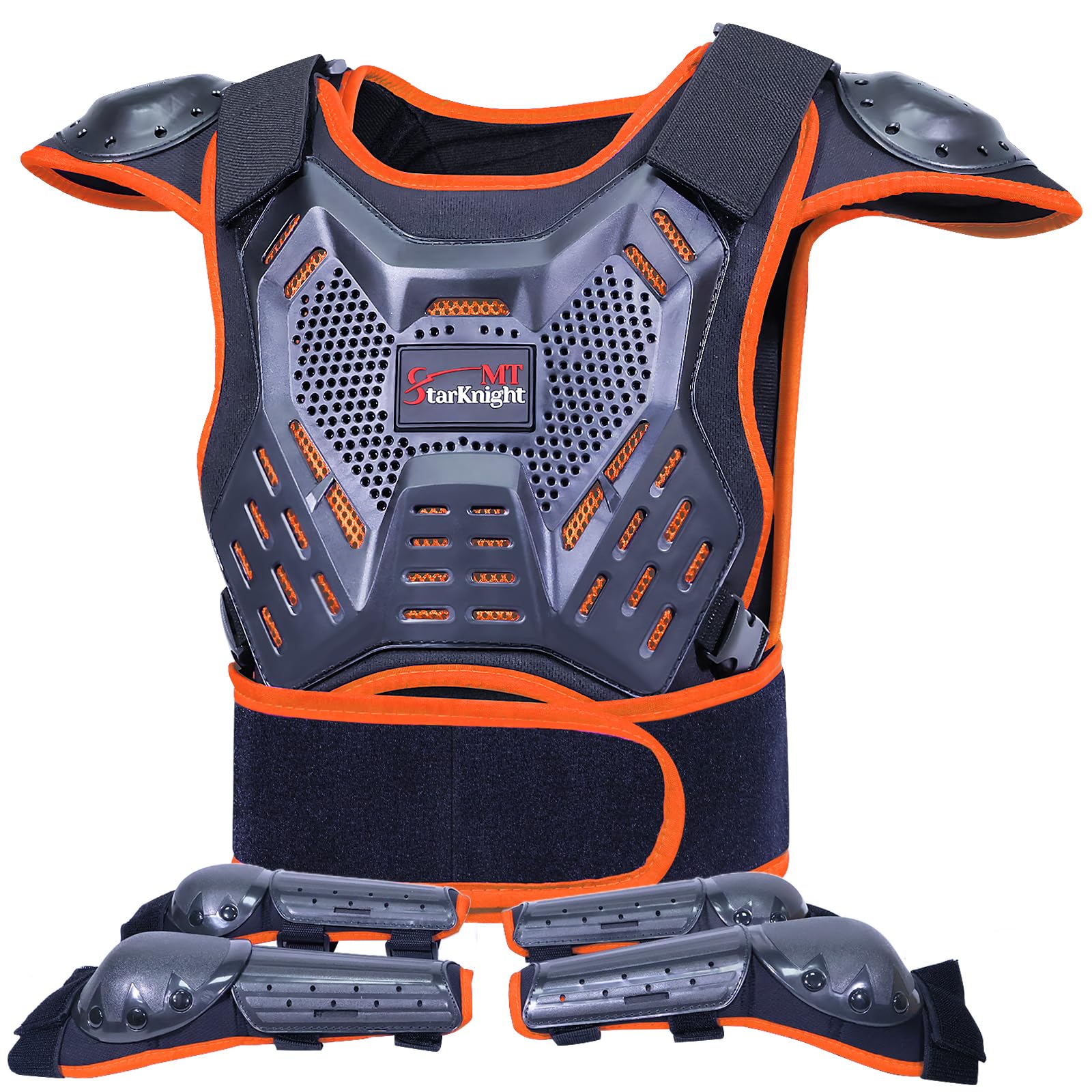 Kids Dirt Bike Gear - StarknightMT Youth Motorcycle Gear Riding Protective Motocross Armor Suit Chest Protector for Boys Girls B