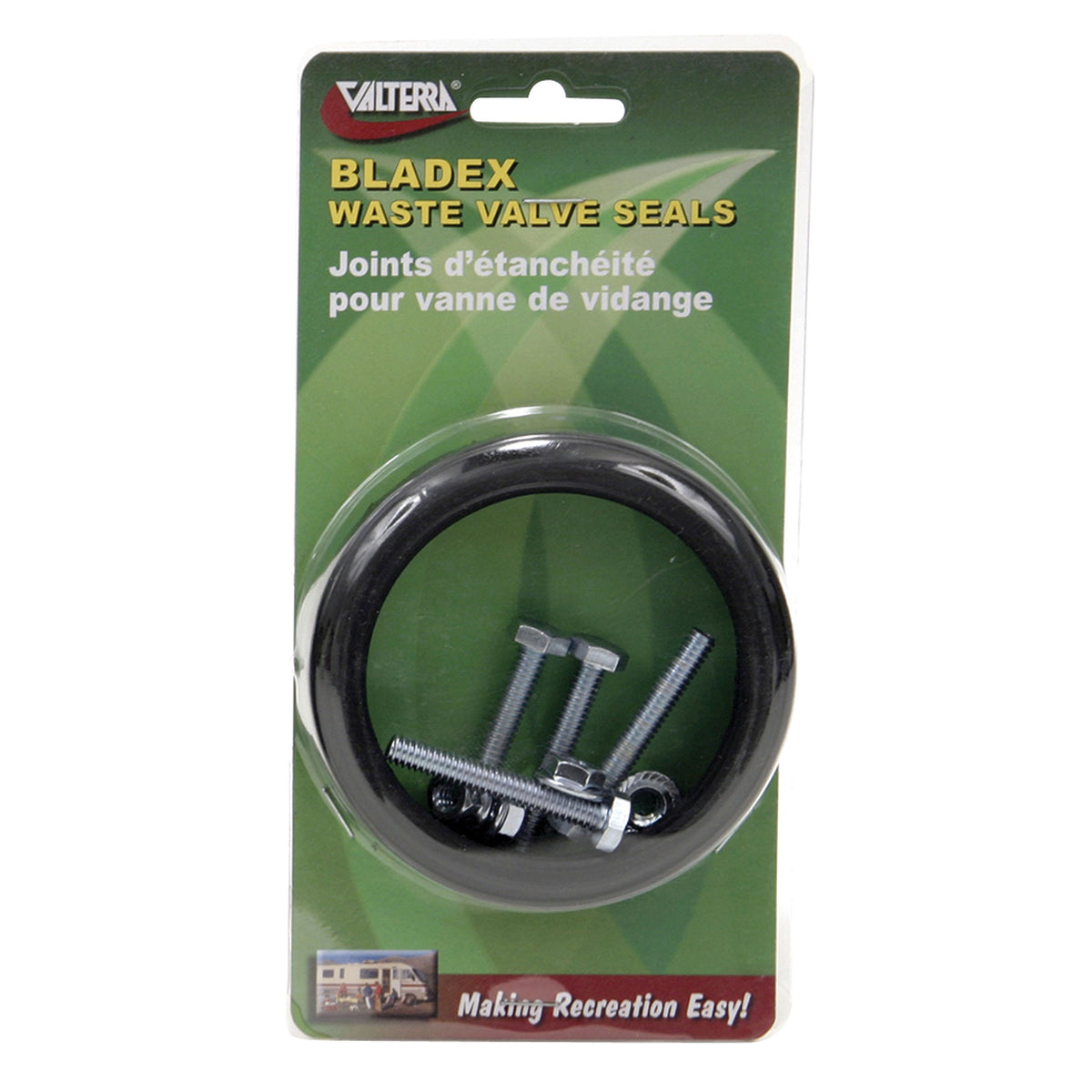 Valterra T1003-9VP Bladex Waste Valve Seals - 3&quot; , Black