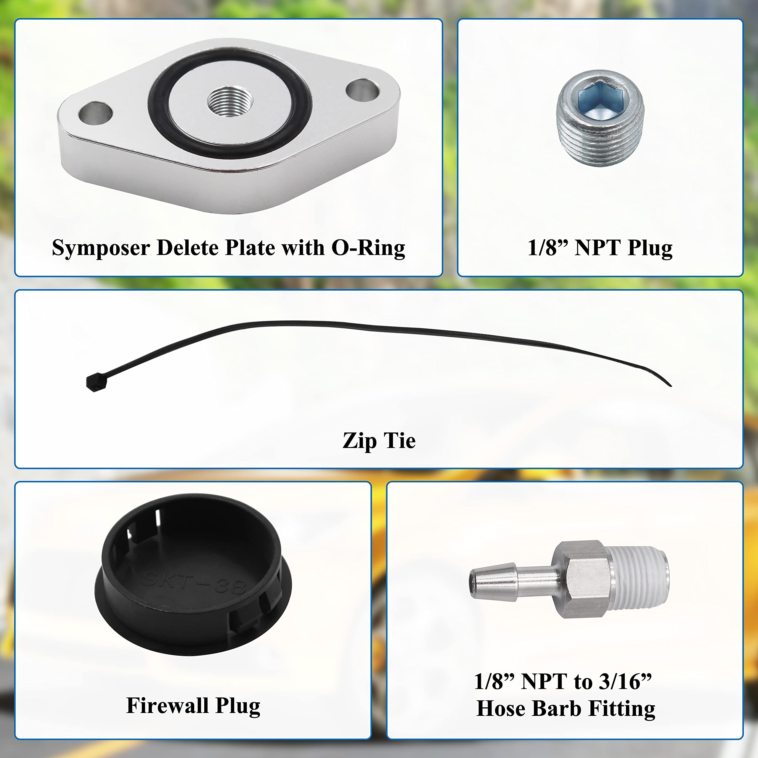 4-0300 Symposer Delete With Pressure Port,Compatible With 2013-2018 Ford Focus St St250