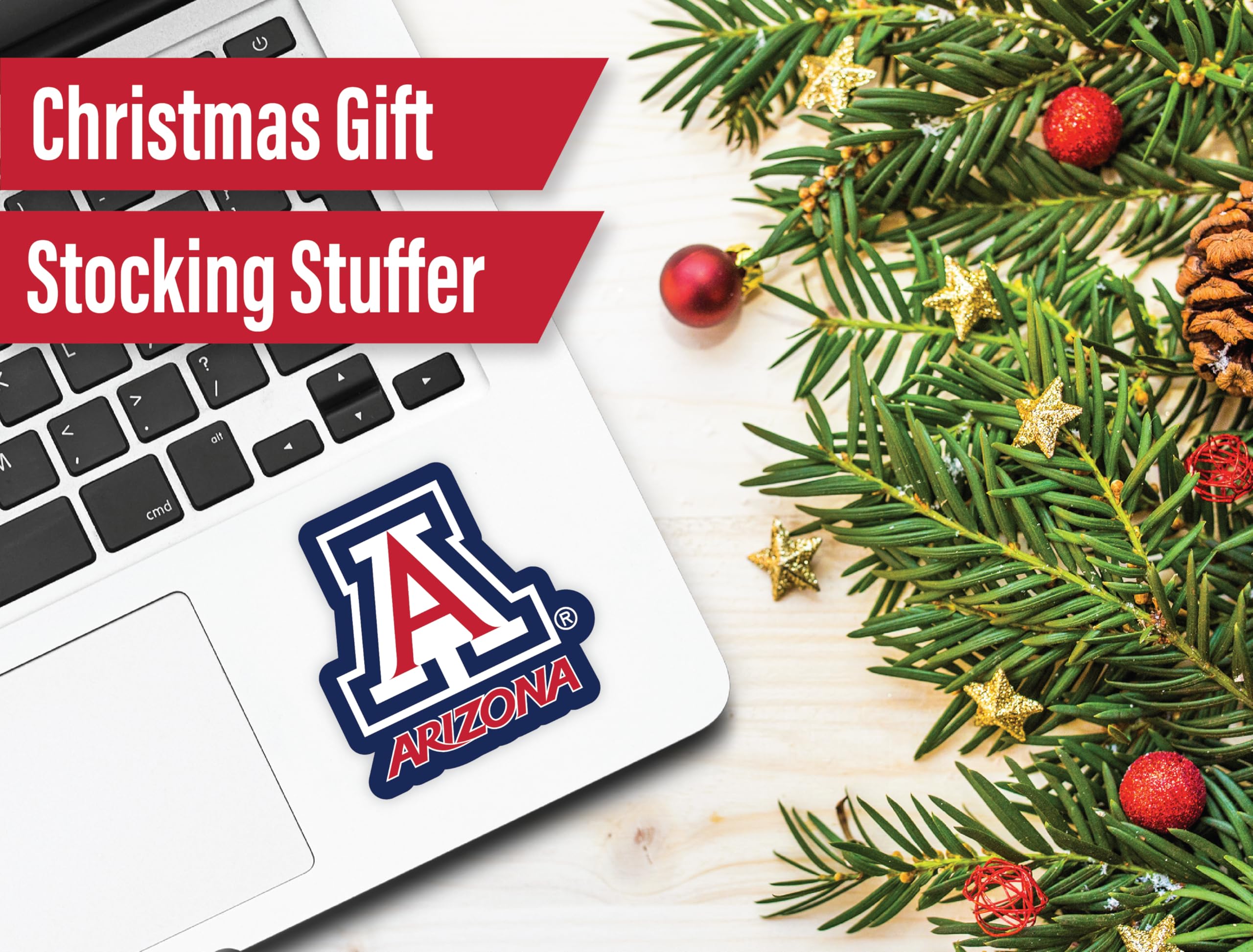 Arizona Wildcats Stickers (14 Piece) University Of Arizona Gifts For Men Football Fans For Car Laptop Water Bottle + 2 Large Ari