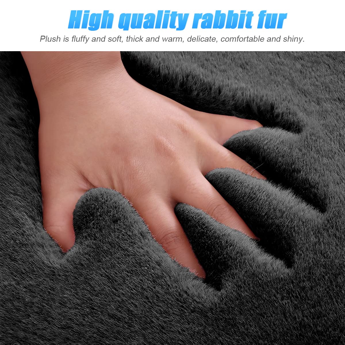 Fluffy Car Armrest Cover, Universal Car Center Console Pad, Car Armrest Seat Box Cover Decor Accessories For Women Men, Armrest