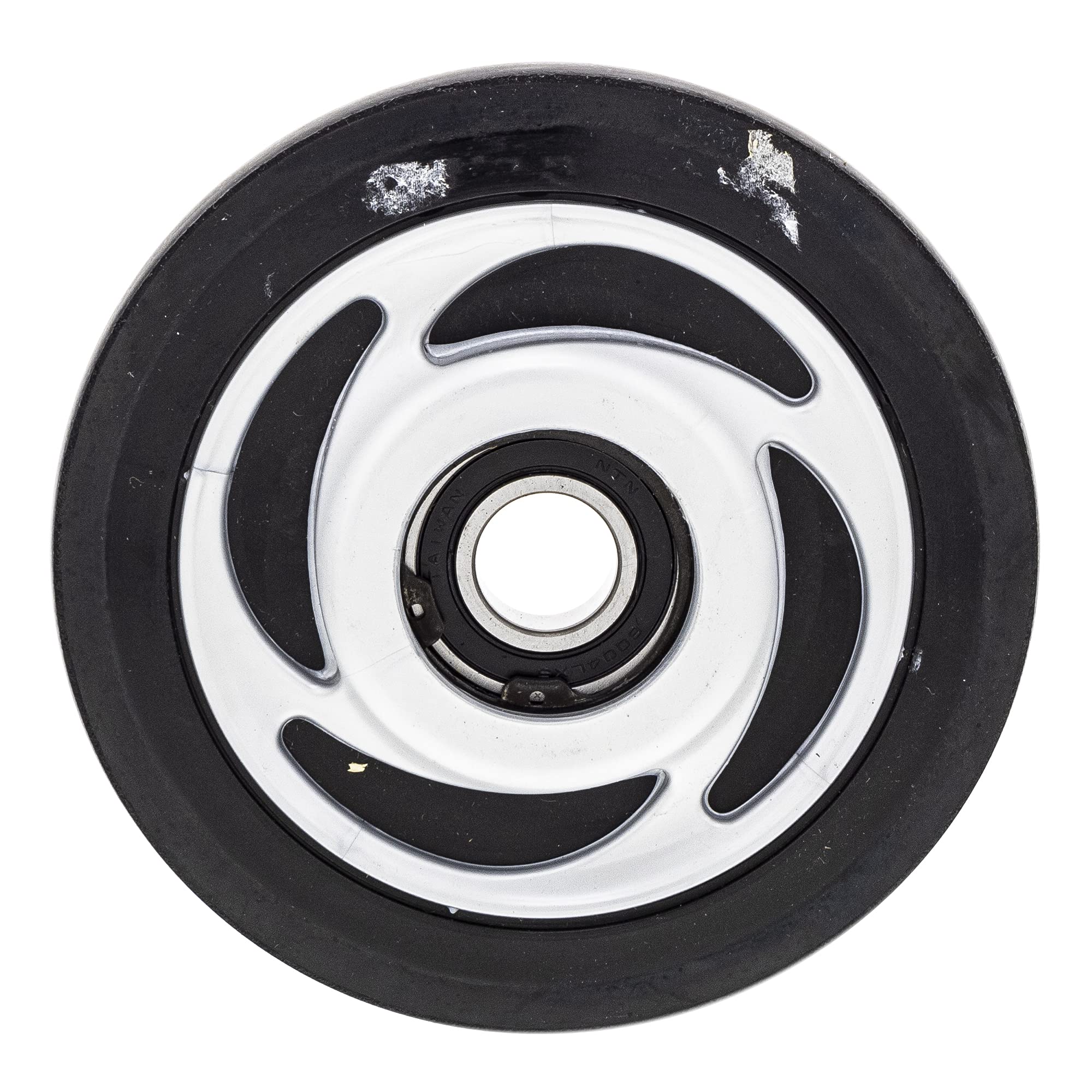 Polaris New Oem Idler Wheel Scrolled Silver 5.62' 1590387-244 Iq Fusion Fst Lx +
