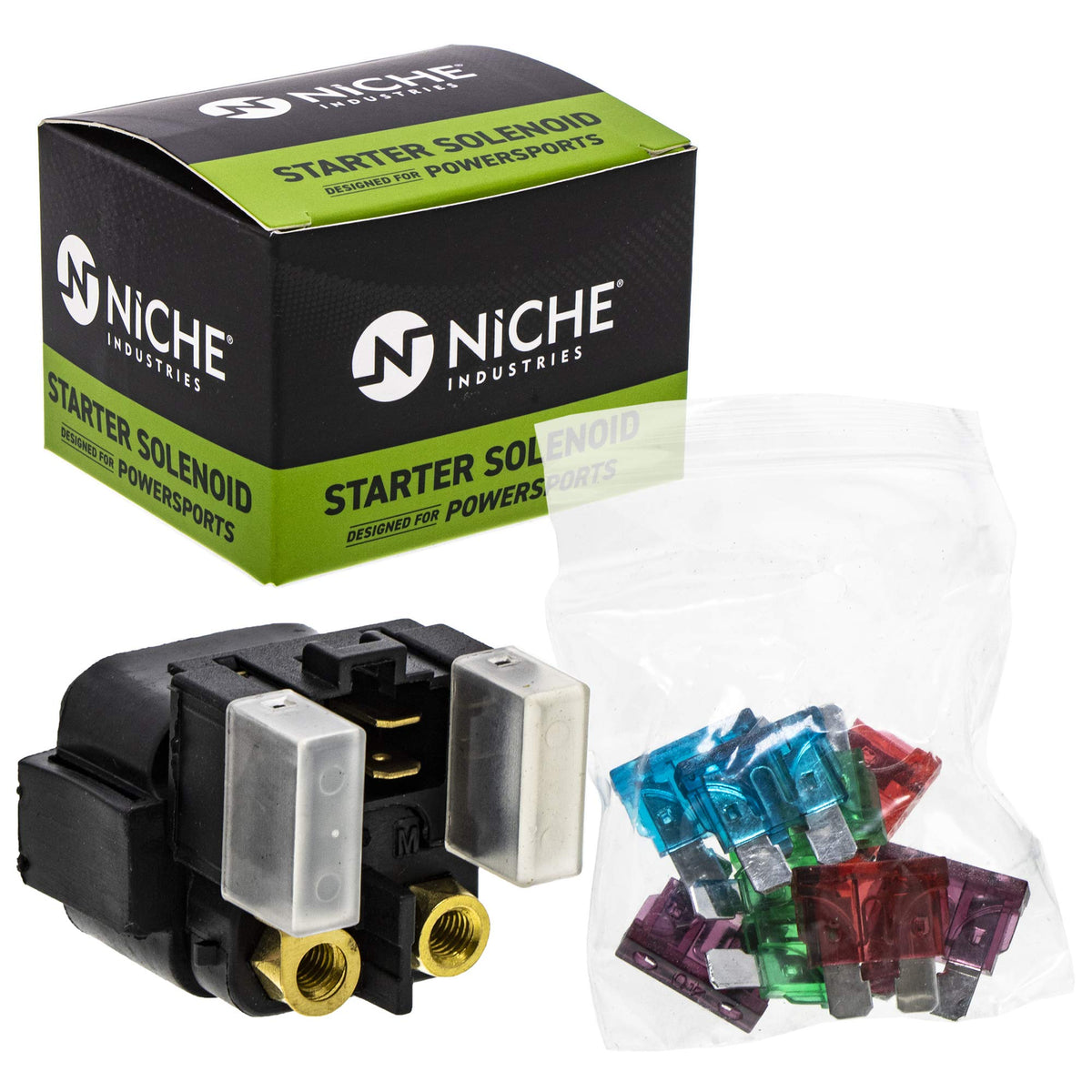 Niche Starter Solenoid Relay Switch For Yamaha 4Bh-81940-02 Kawasaki 27010-0709 3El-81940-02