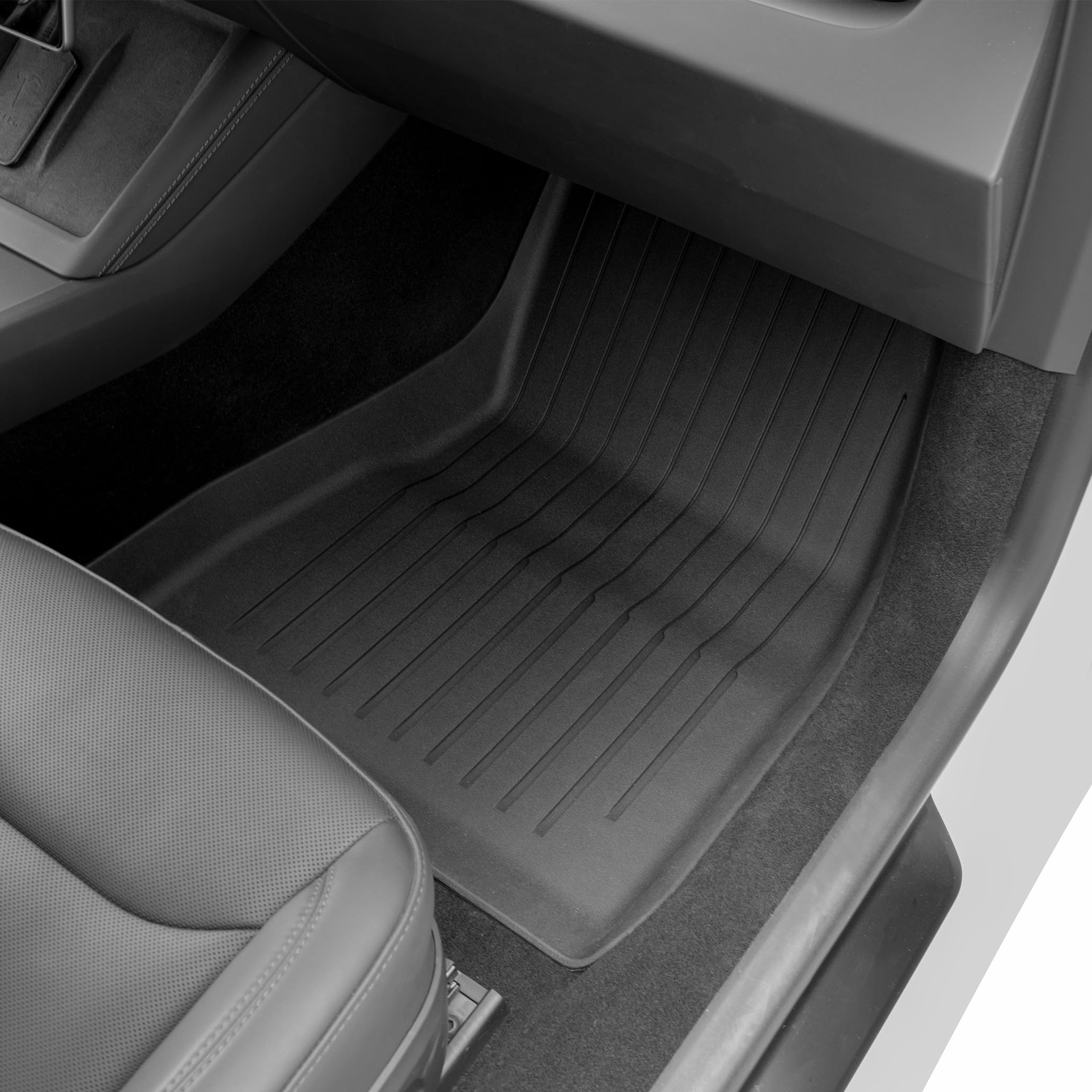 Super Liner Tesla Model 3 Floor Mats 2026 2025 2024 | Custom Fit All-Weather 6-Piece Set Tpe Material| Tesla Model 3 Highland Fl