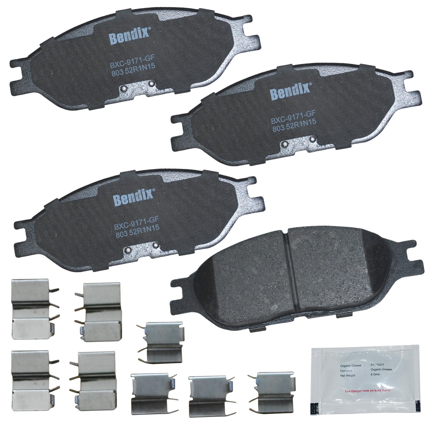 Bendix Priority1 Cfc803 Ceramic Front Brake Pads For Ford Windstar 2003-1999