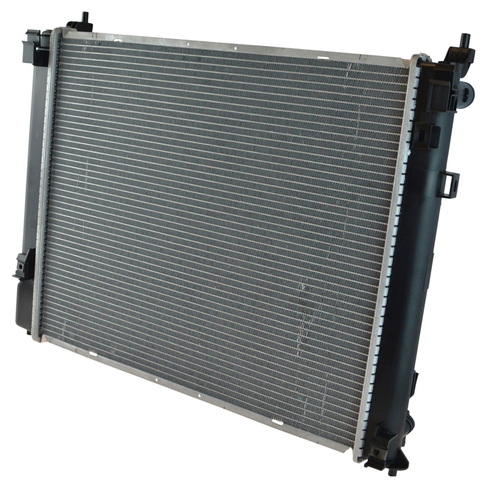 Trq Radiator Assembly Aluminum Core Compatible With 13-19 Nissan Versa 14-19 Versa Note Cu13260 Cu13261 Ni3010222