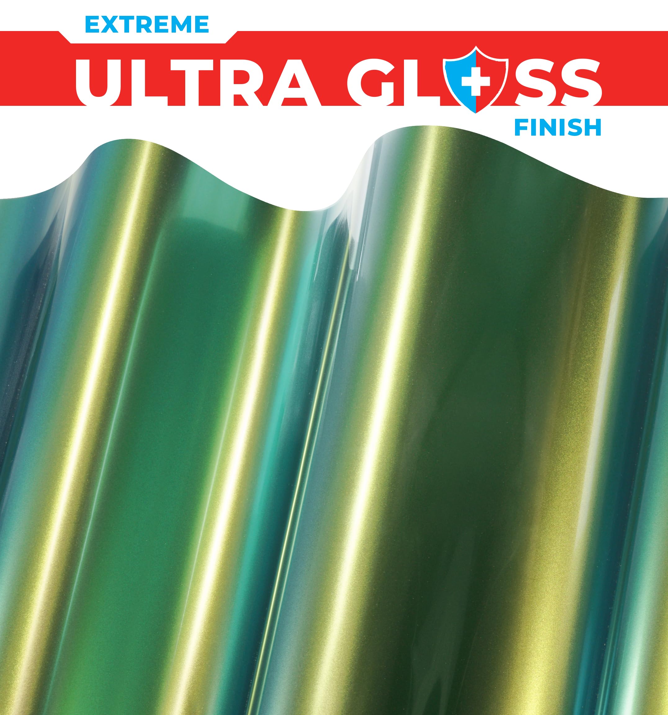 Colorfusion Ppf By Vvivid, Gloss Early Spring Green Dry Apply Ppf Vinyl Car Wrap Roll 1.3Ft X 5Ft