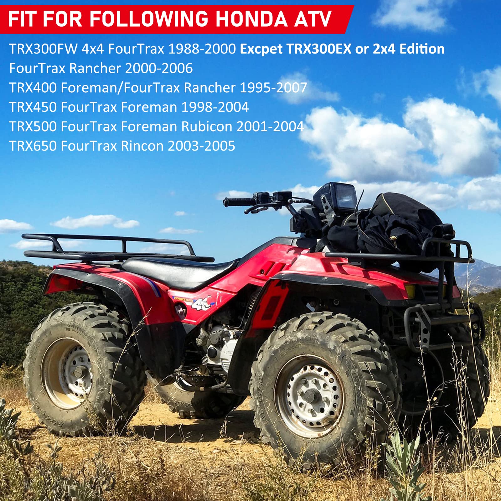 Front Brake Shoes Springs Pins Left&Right For Honda Trx300 Fw 4X4 Trx350 Trx400 Trx450 Trx500 Trx650 Fourtrax Rancher Foreman Ru