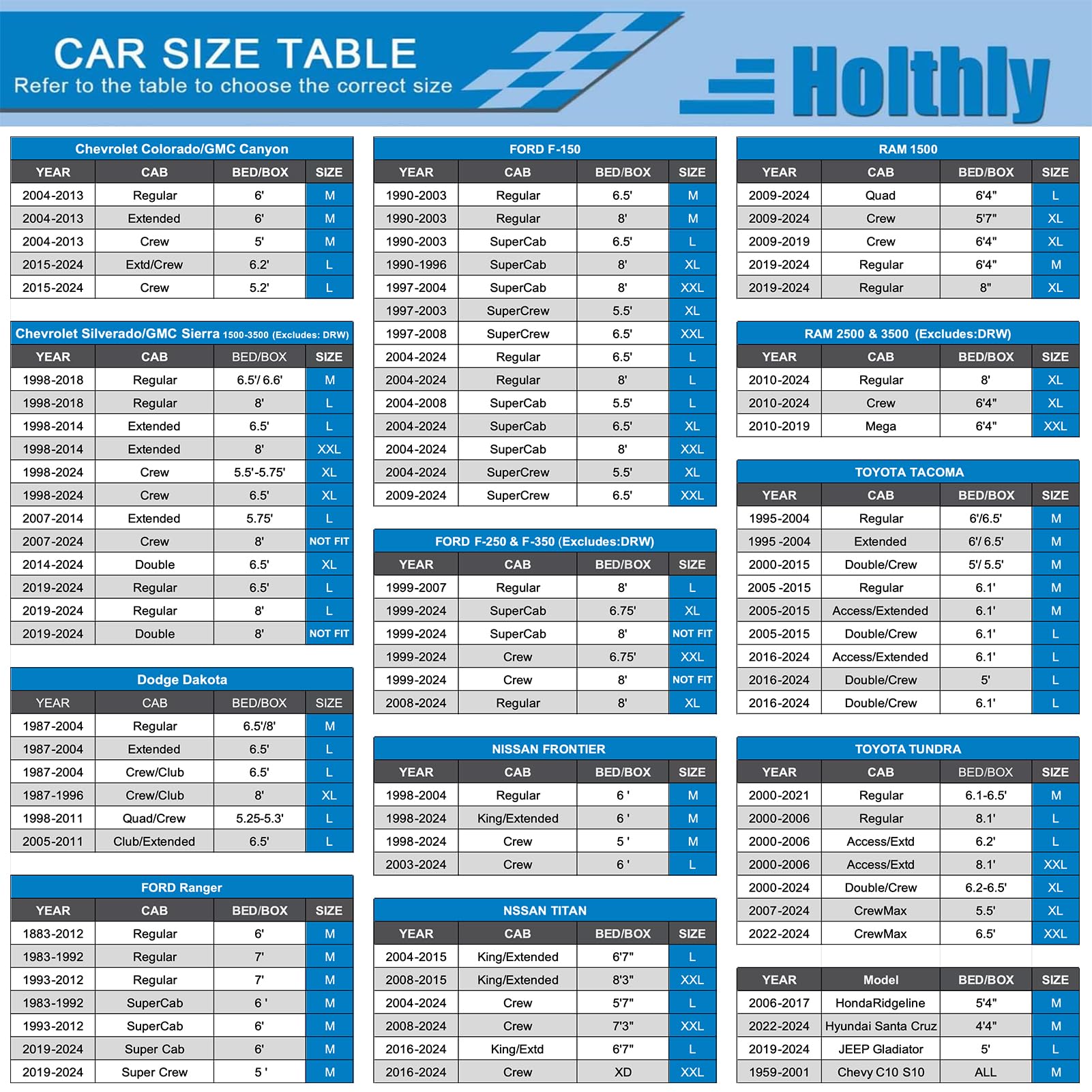 Holthly 10 Layers Truck Cover Waterproof All Weather. Pickup Truck Cover Rain Snow Uv Dust Protection. Length: 210-230 Inches, U