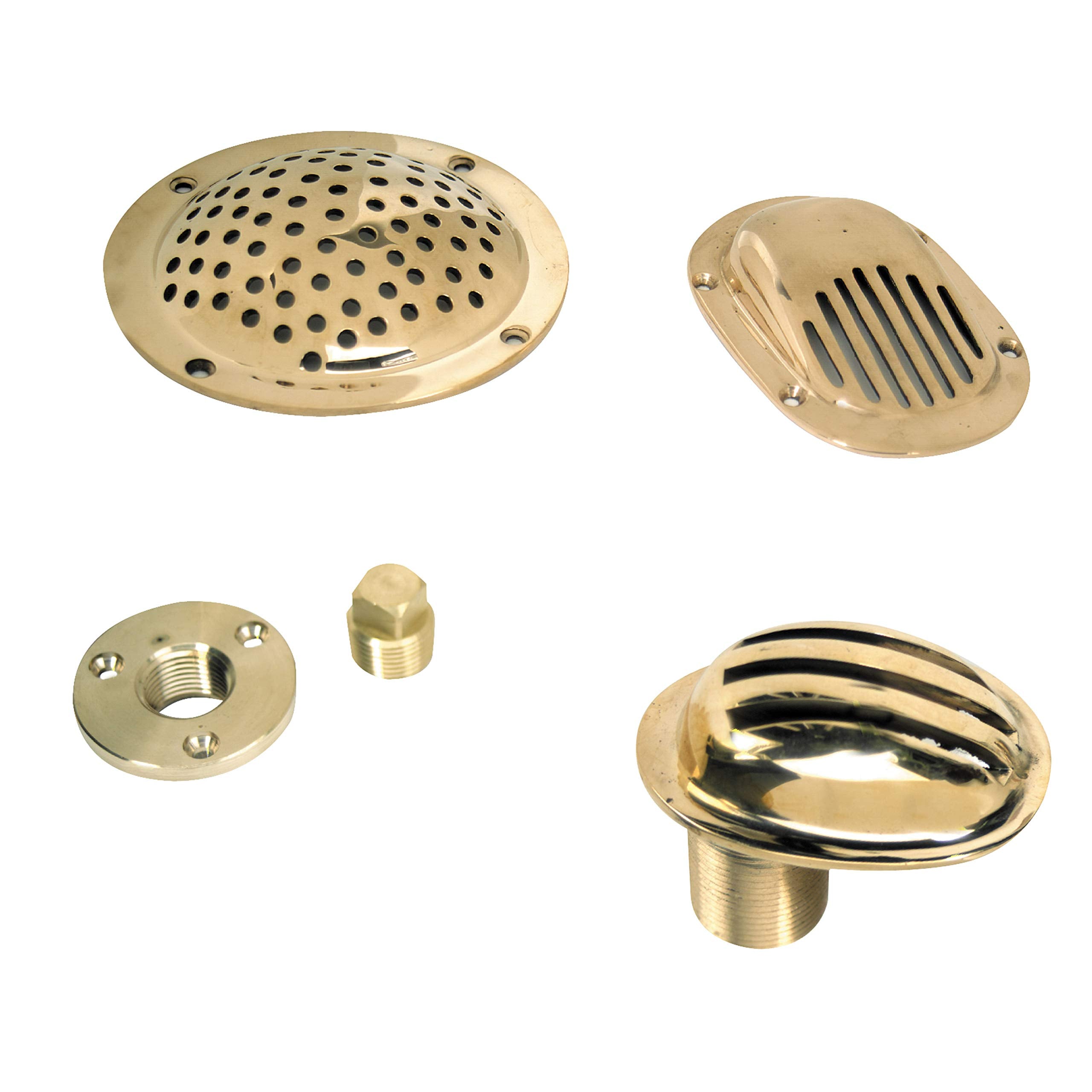 Whitecap S-5051C Bronze Garboard Drain And Plug - 2'' Diameter X 1/2'' Thread