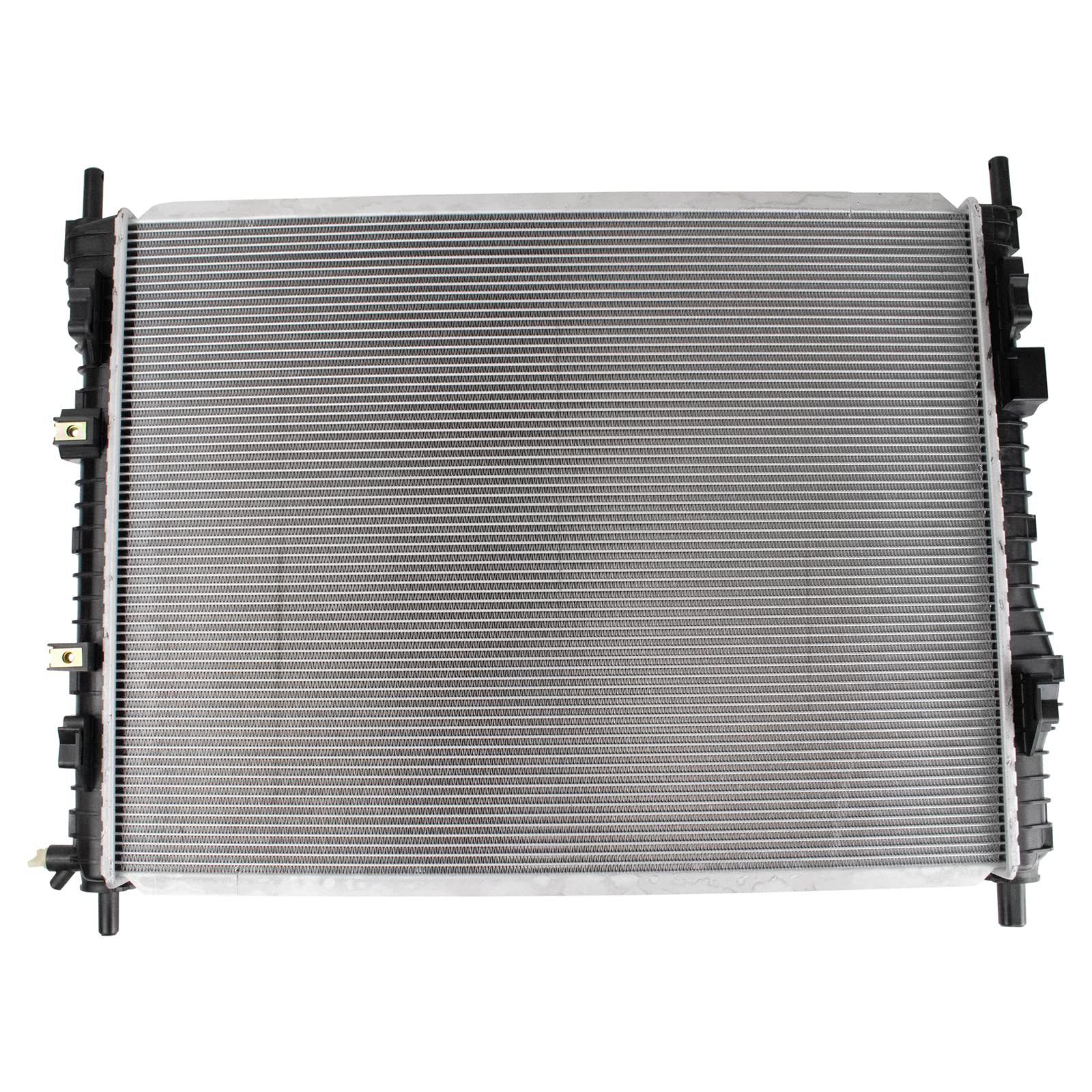 Trq Radiator Assembly Aluminum Core Compatible With 15-20 Ford Mustang Cu13488 Cu13489